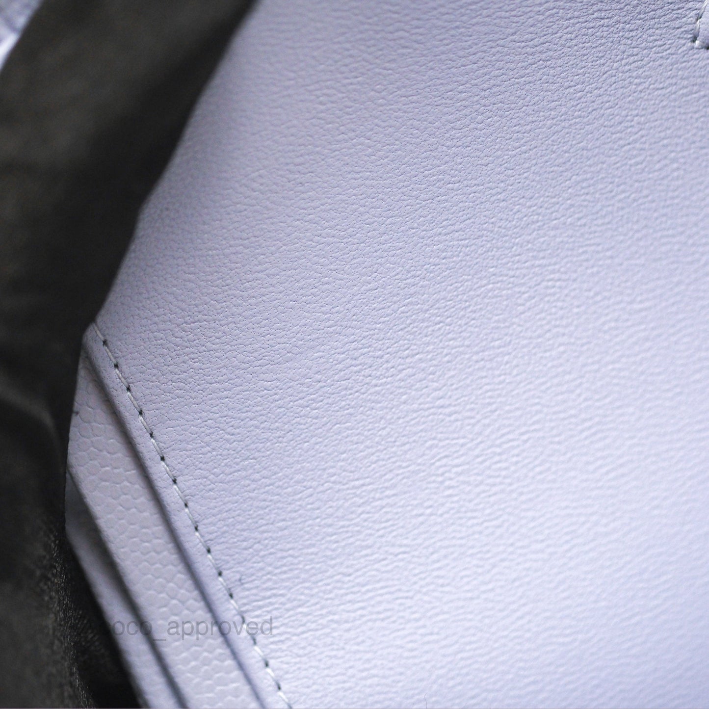 Chanel Small Classic Quilted Flap Lilac Caviar Silver Hardware 21K