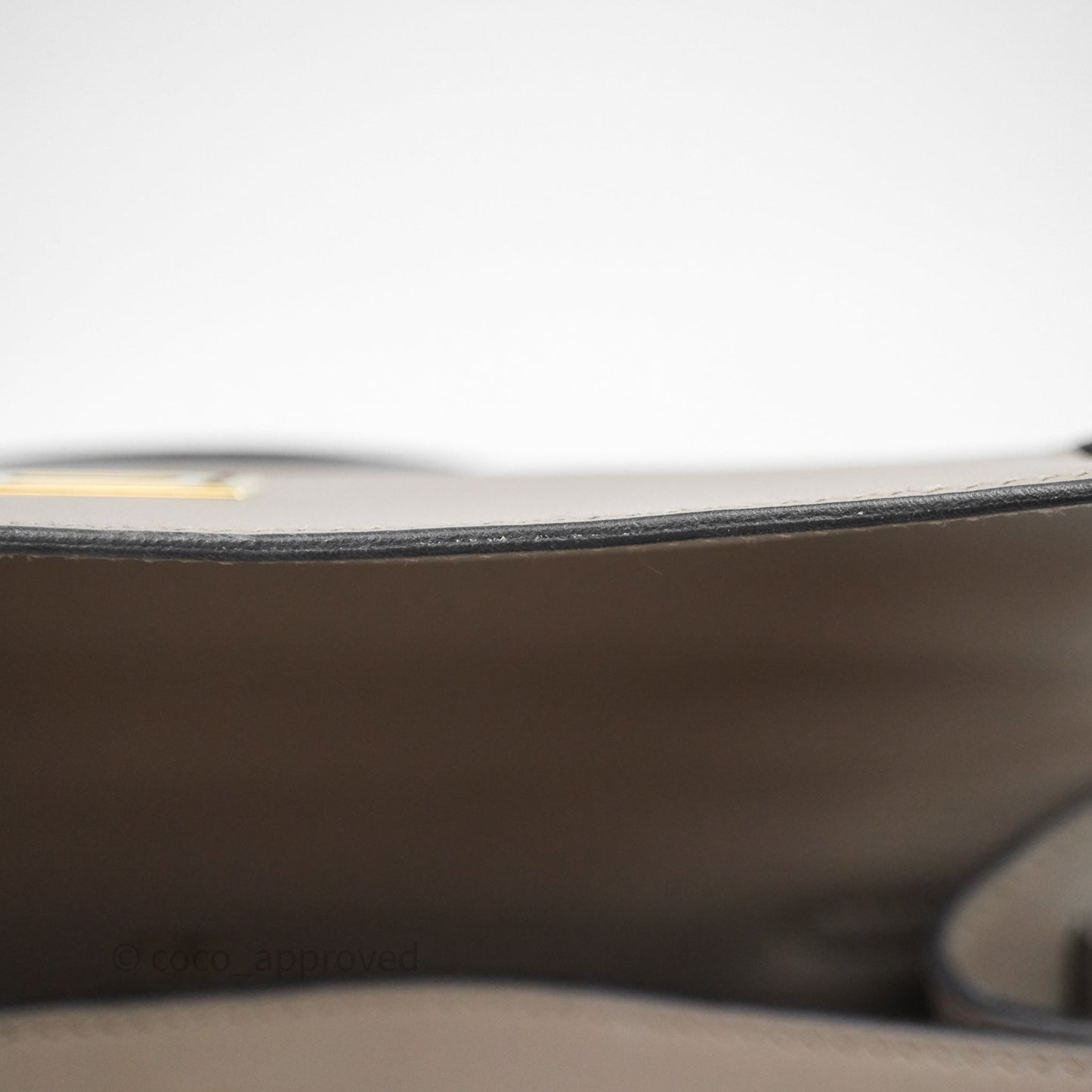 Hermès Kelly Pochette Gris Asphalte M8 Swift Gold Hardware