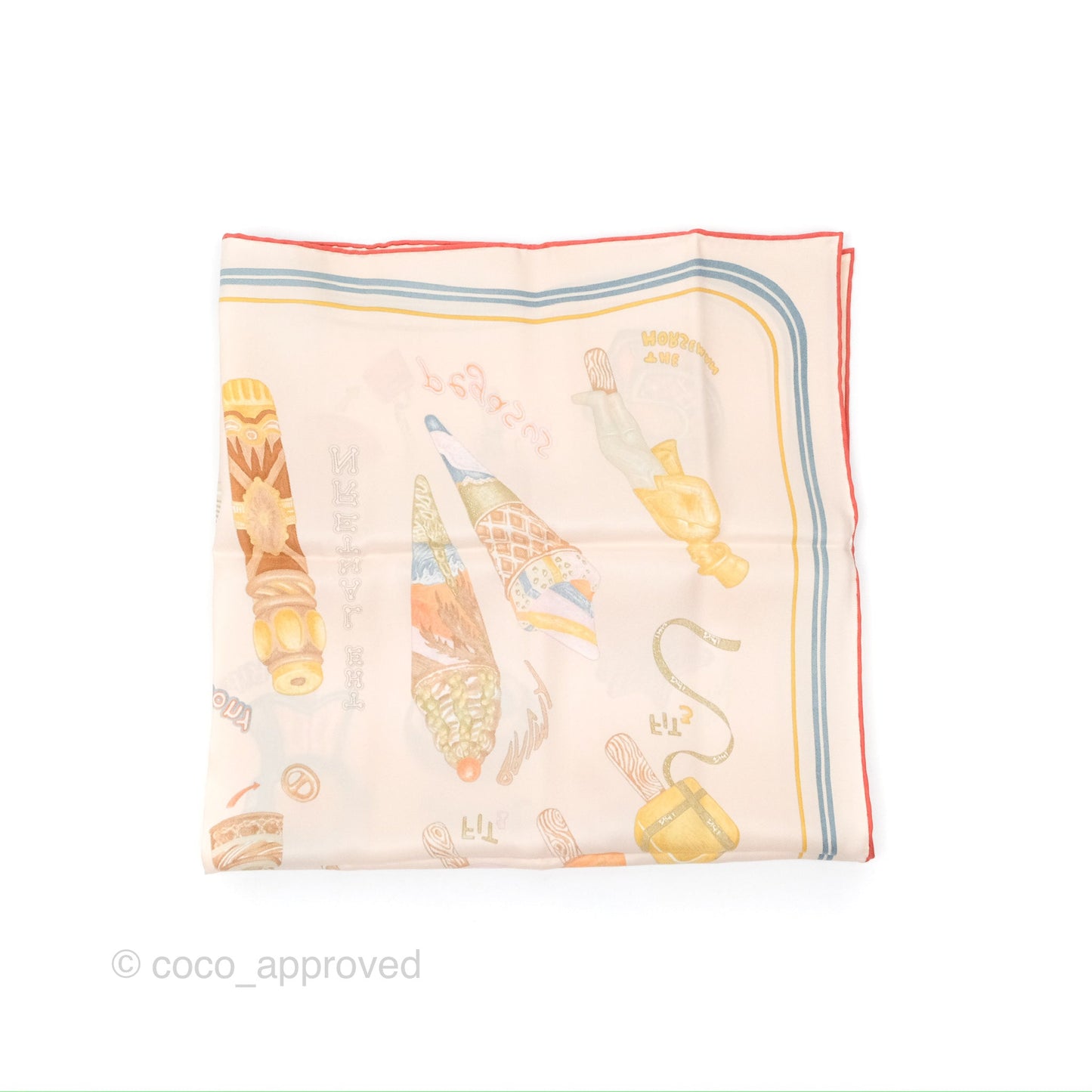 Hermès Funny Ice Cream Scarf 70