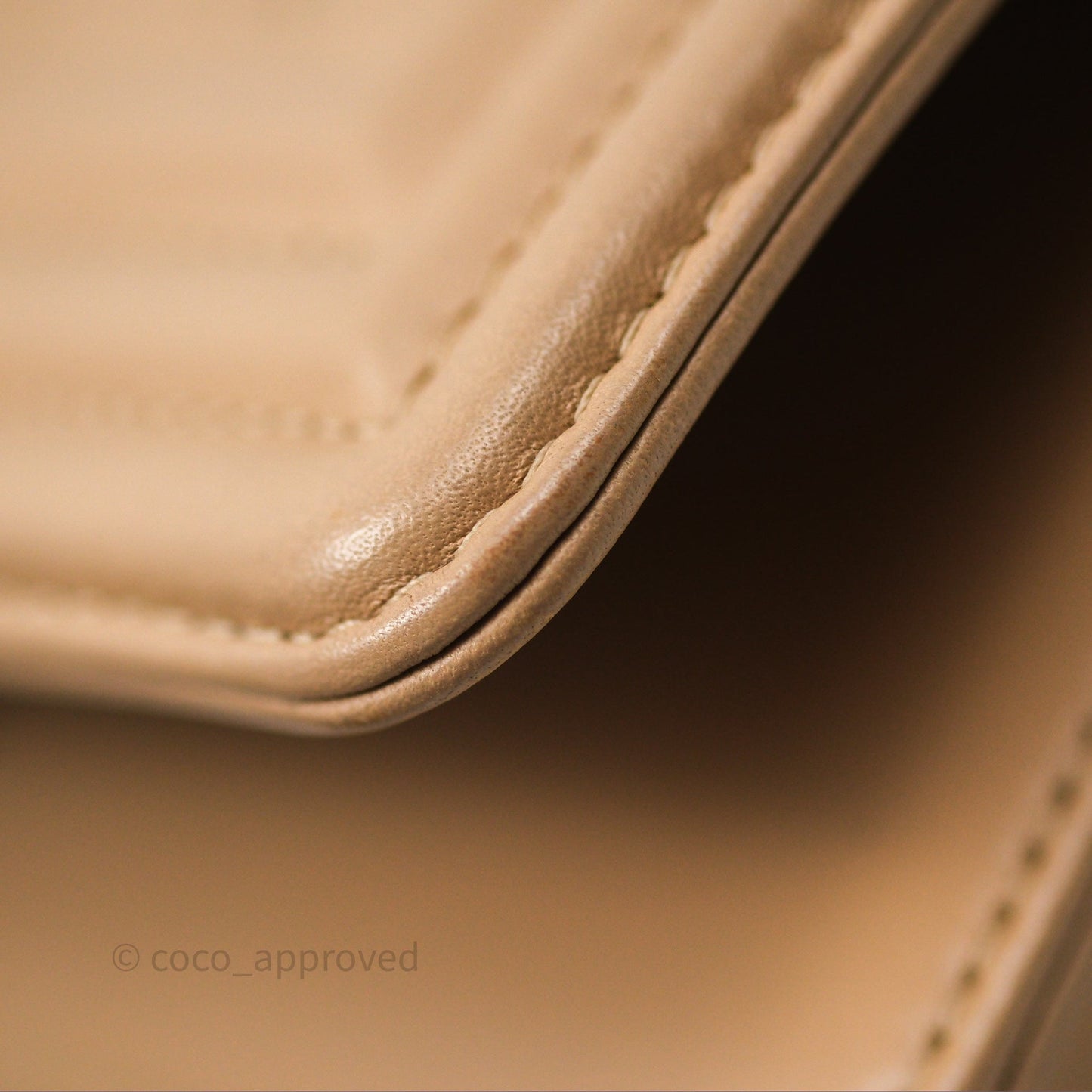 Chanel Boy Quilted Medium Beige Calfskin Gold Hardware
