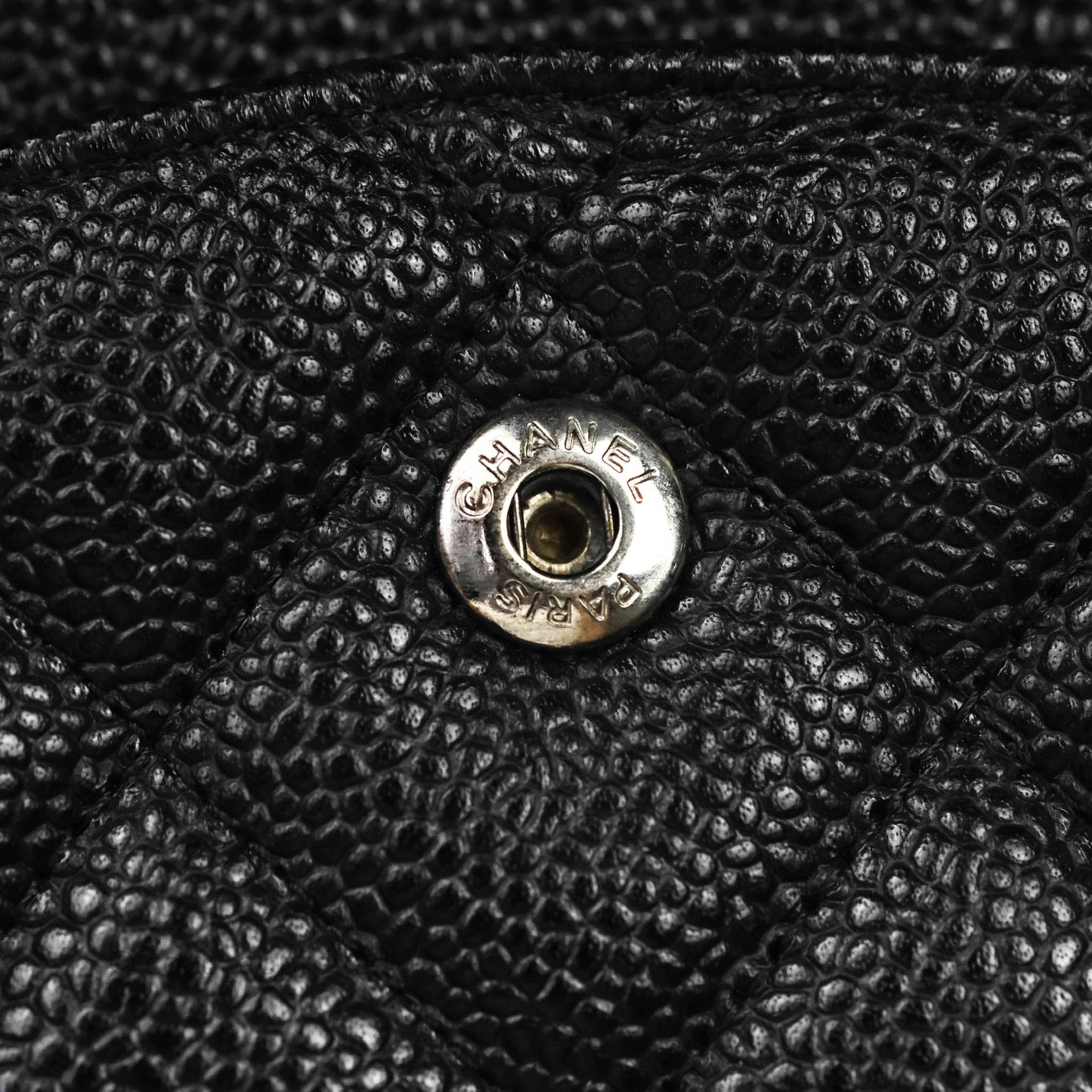 Chanel Jumbo Double Flap Black Caviar Silver Hardware⁣⁣