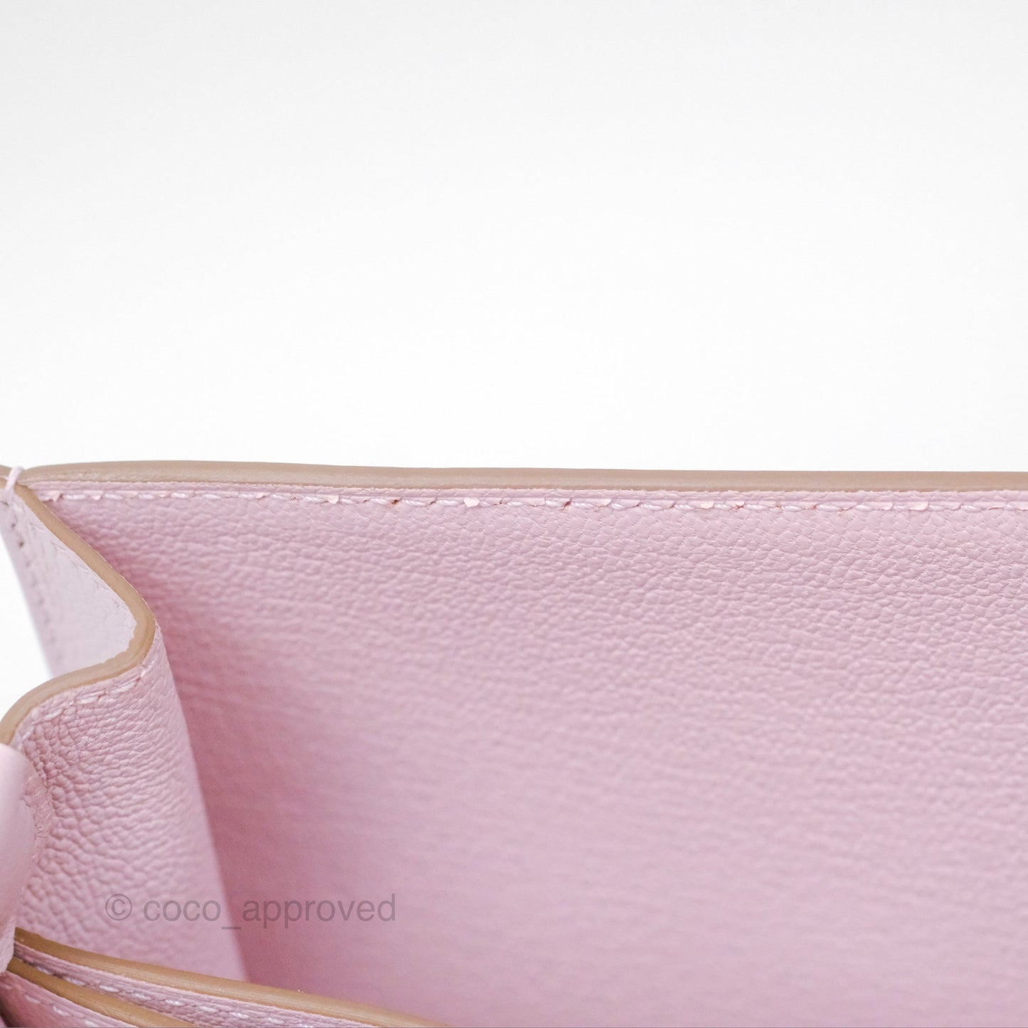 Hermès Roulis Mini 18 Mauve Pale Evercolor Palladium Hardware
