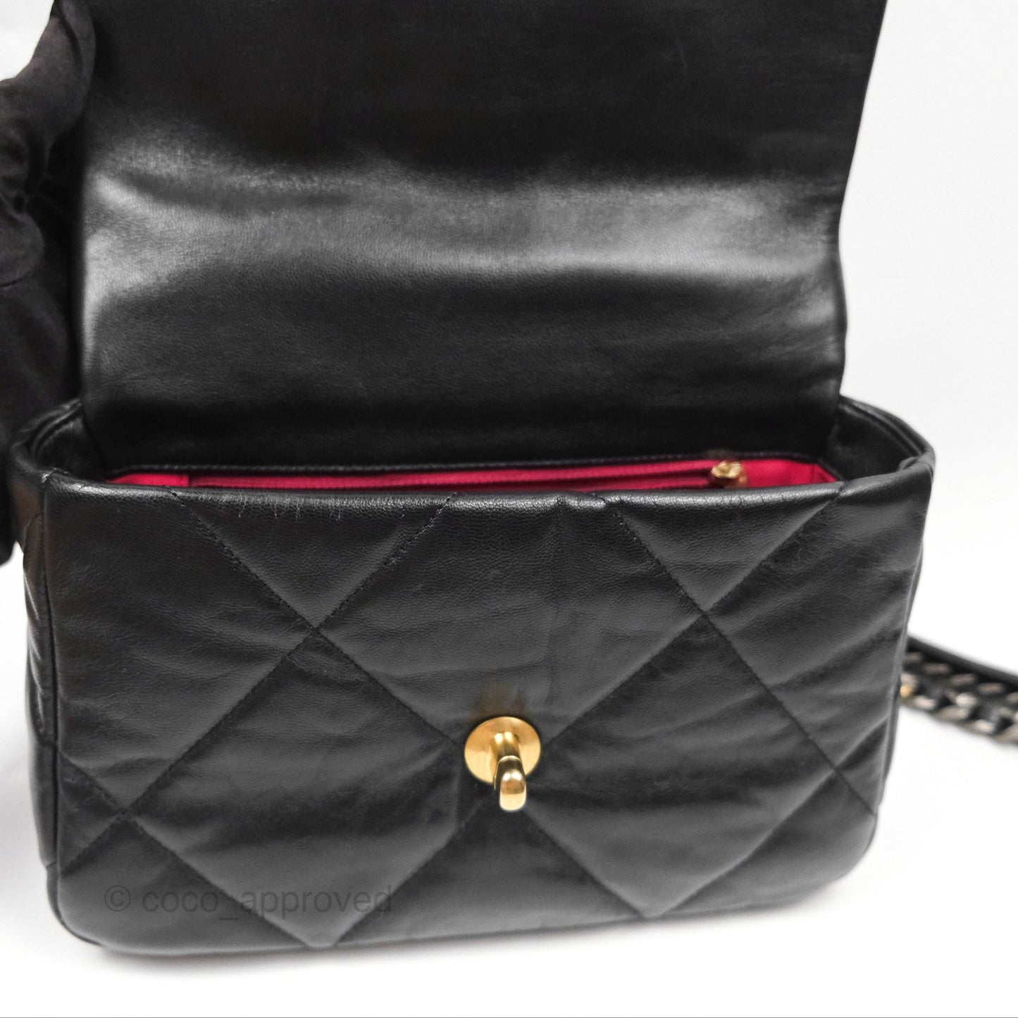 Chanel 19 Small Black Mixed Hardware