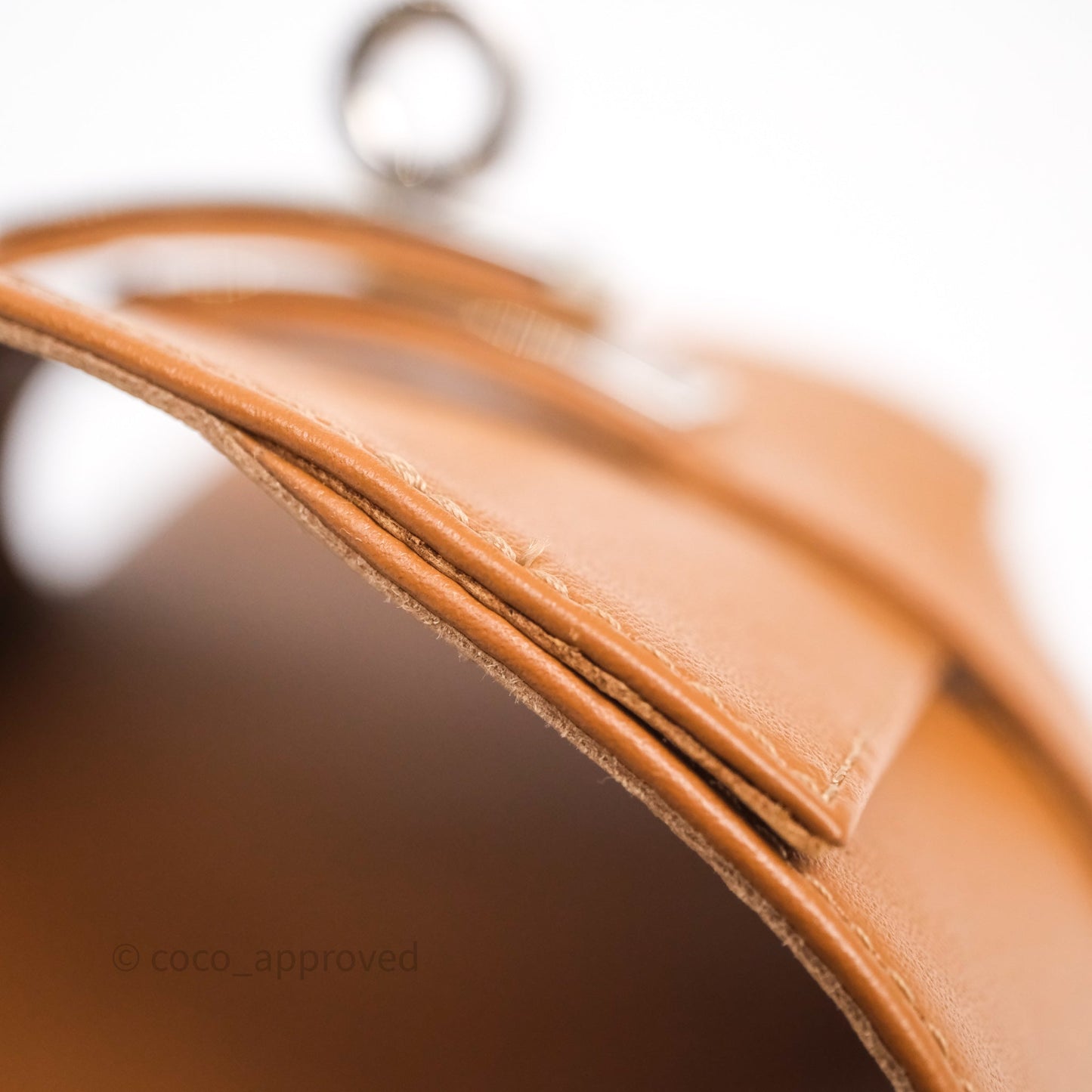 Hermès Giulia Sandals Gold 37 Palladium Hardware Size 36.5