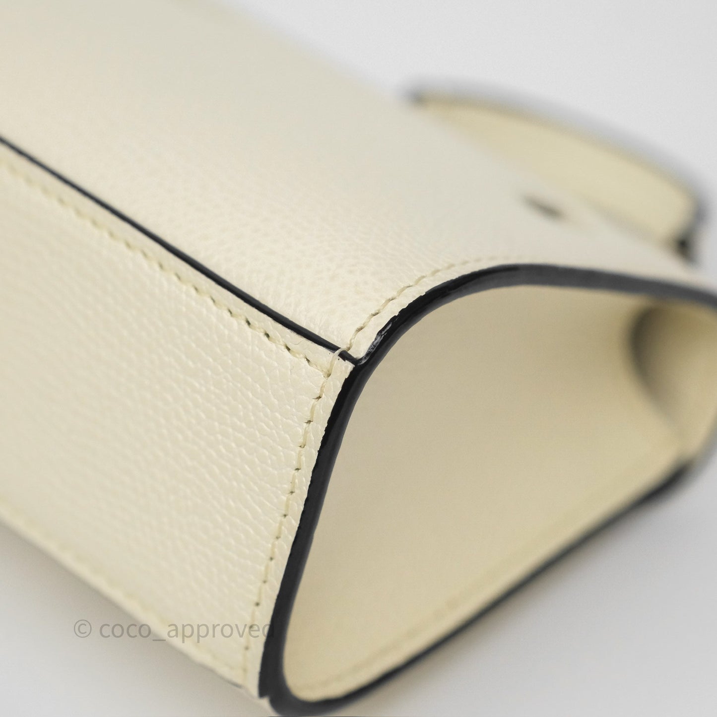 Valextra Iside Belt Bag Pergamena White Calfskin