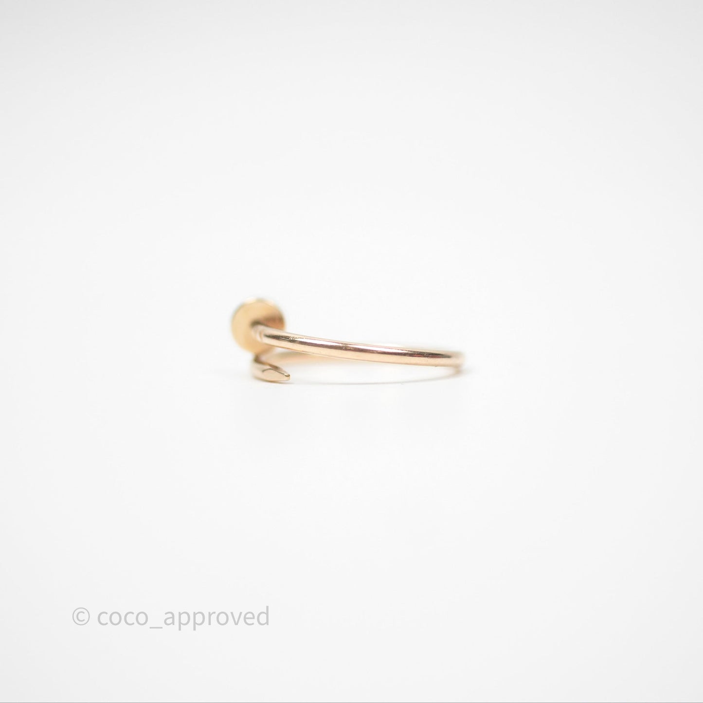 Cartier Juste Un Clou Ring Rose Gold Size 58