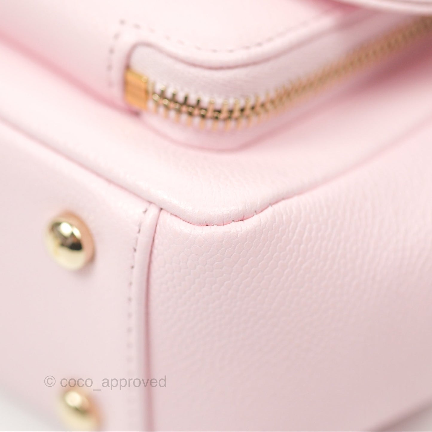 Chanel Quilted Small Business Affinity Flap Light Pink Caviar Gold Hardware