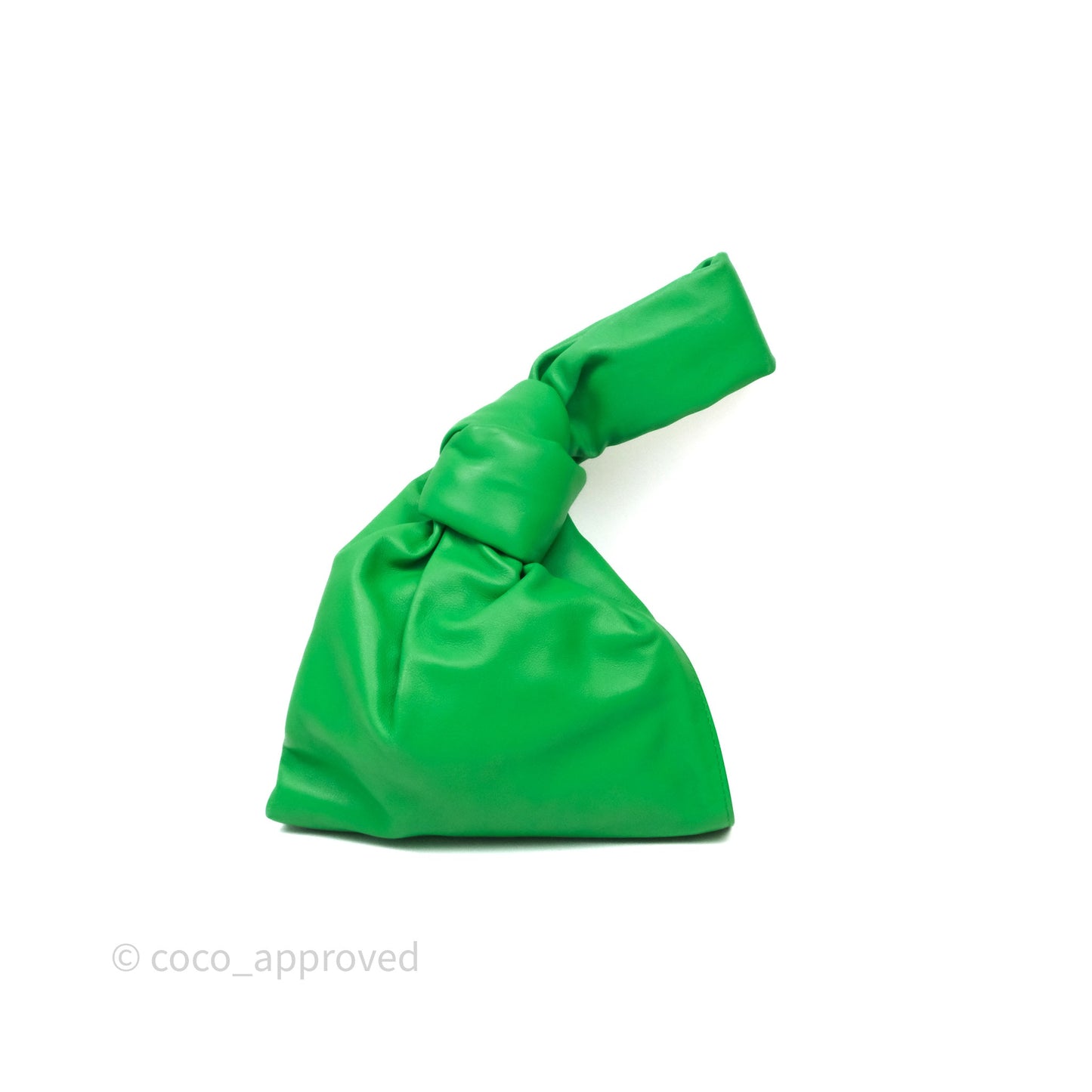 Bottega Veneta Mini Twist Knot Bag Green