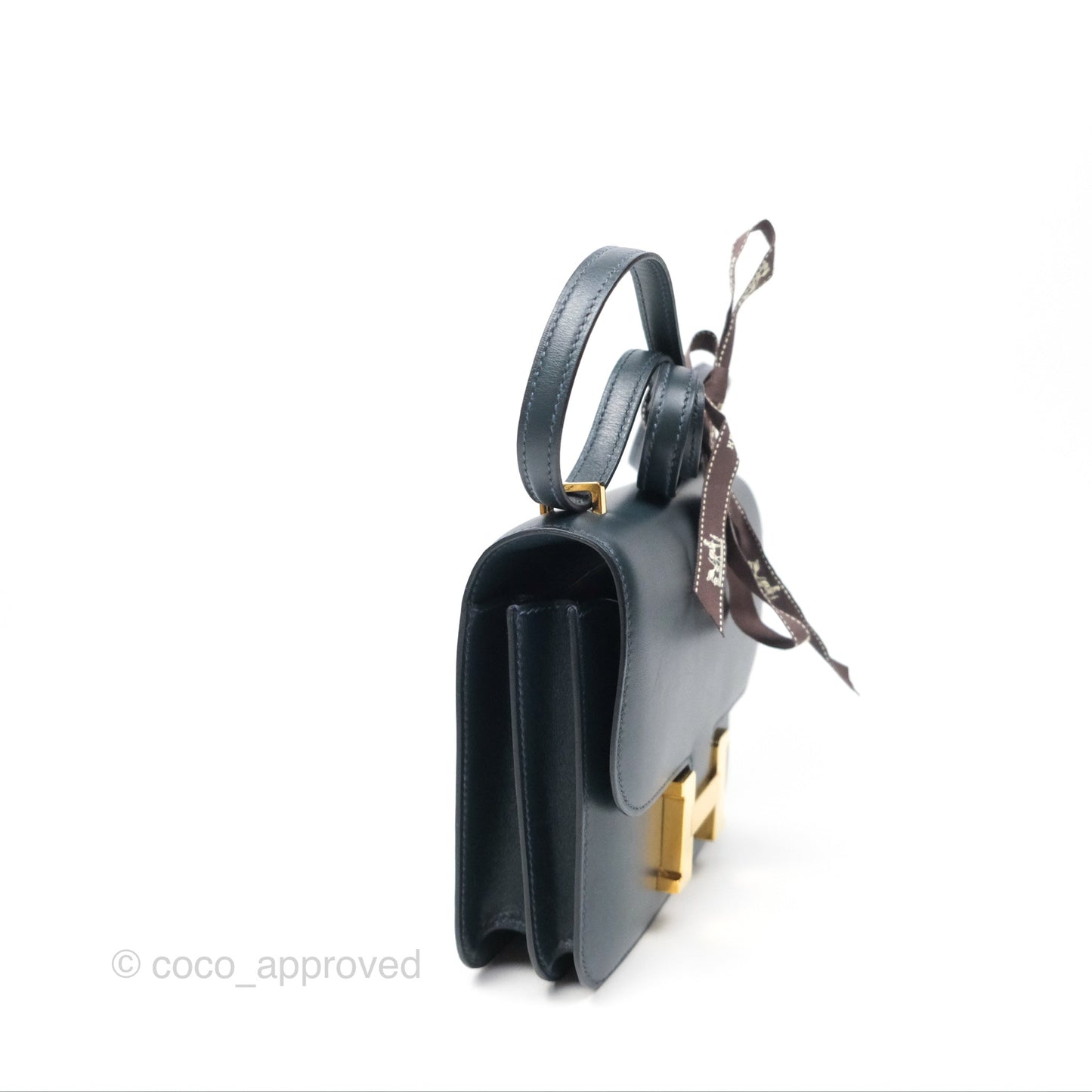 Hermès Constance Mini 18cm Veau Rousseau Veau Monsieur Gold Hardware