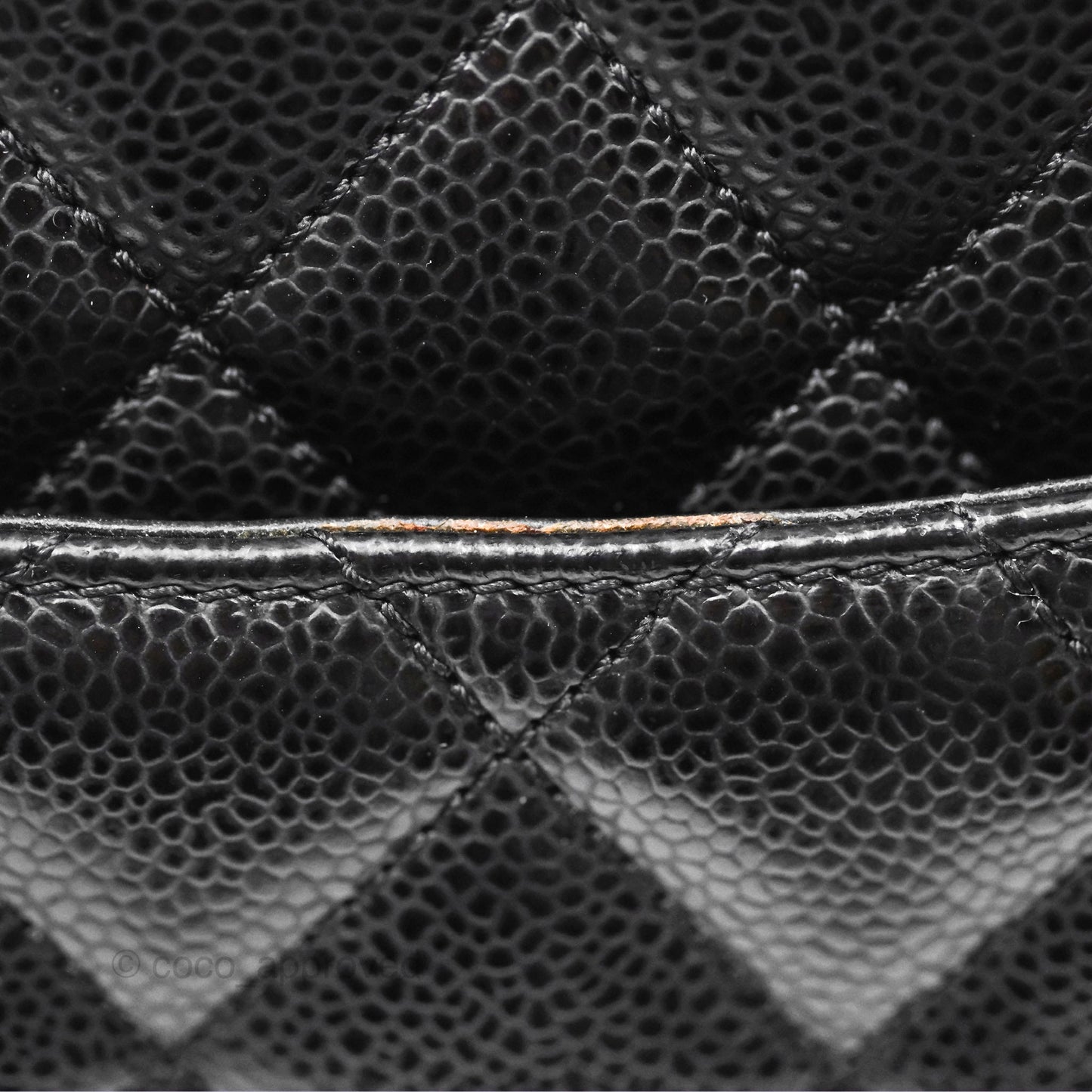 Chanel GST Black Caviar Silver Hardware