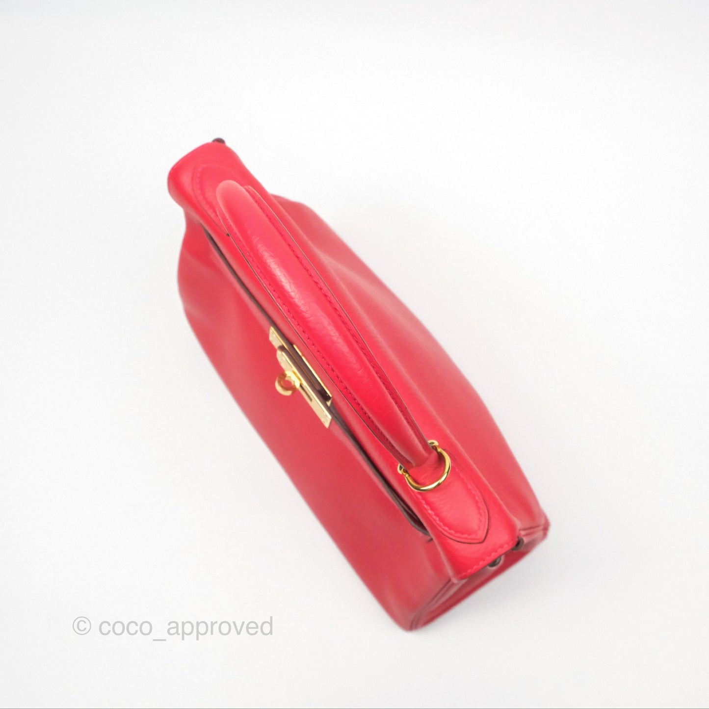 Hermès Kelly 28 Retourne Rouge Tomate S5 Clemence Gold Hardware