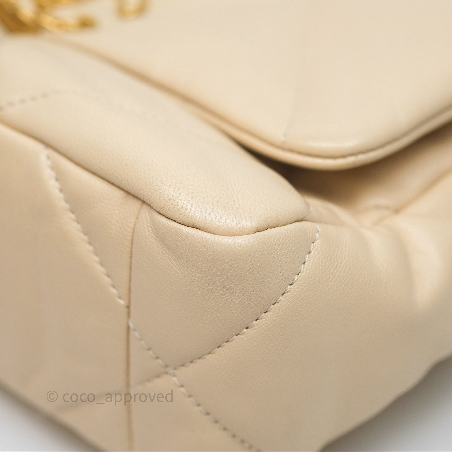 Chanel 19 Small Beige Mixed Hardware