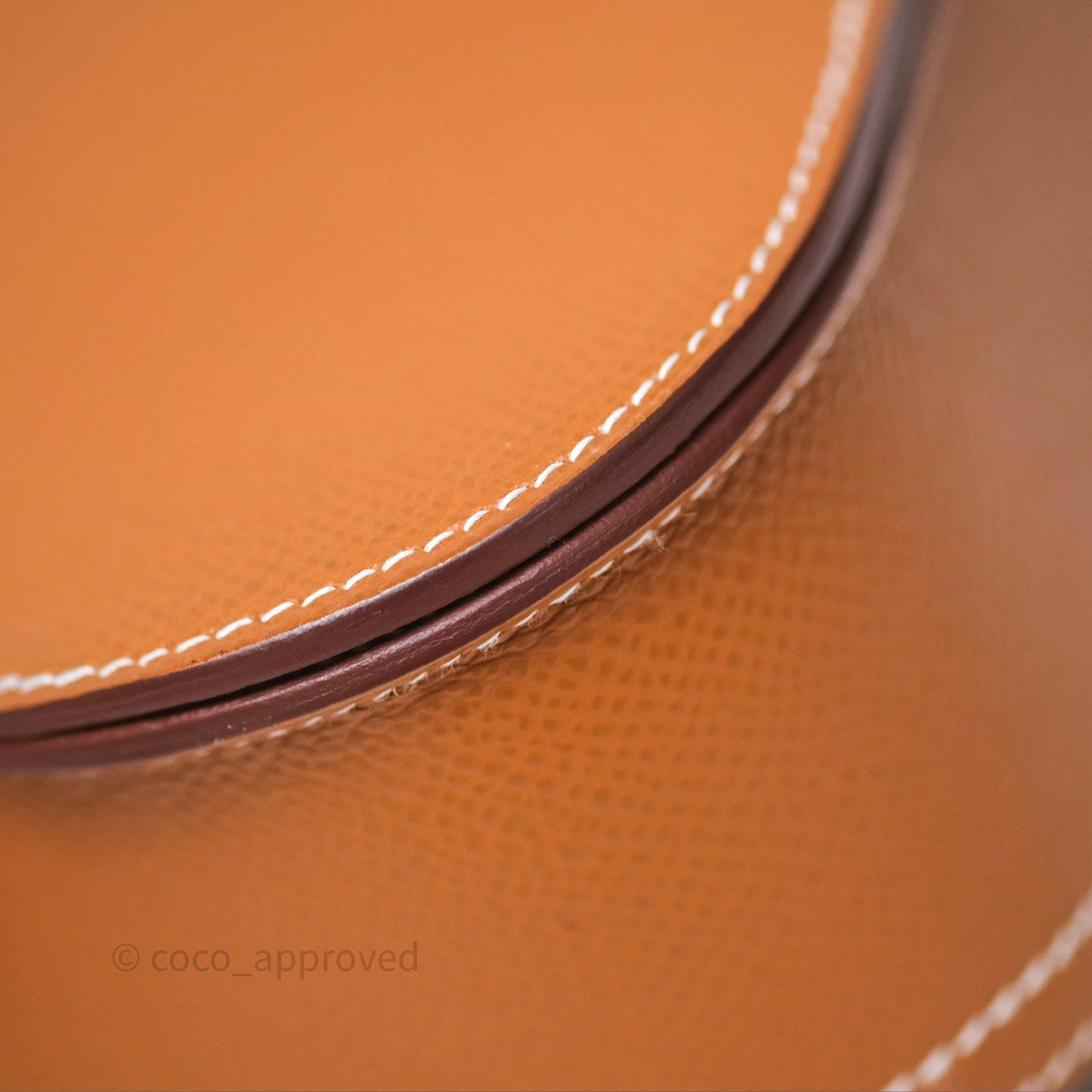 Hermès Della Cavalleria Mini Bag Gold 37 Epsom Palladium Hardware