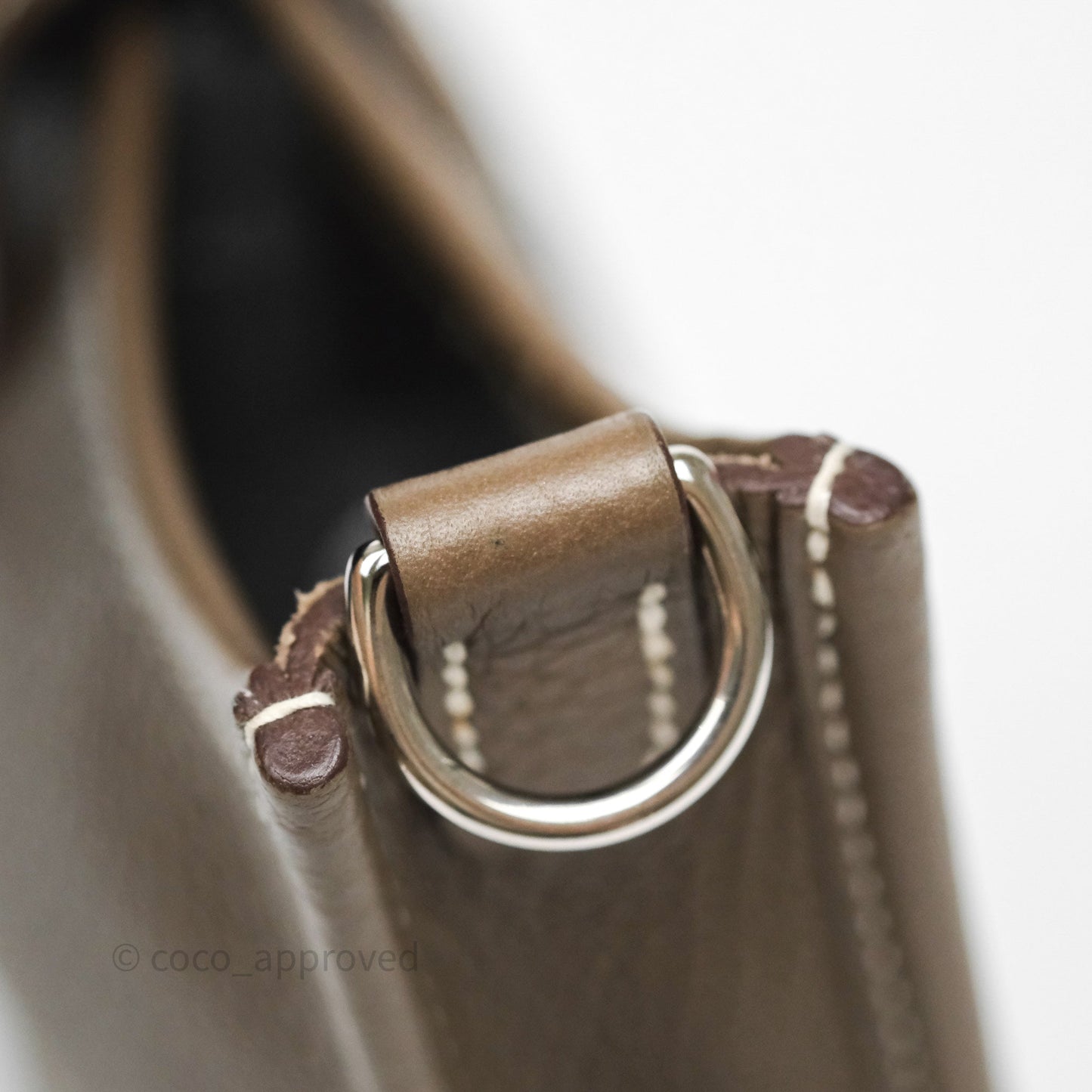 Hermès Mini Evelyne 16 Etoupe 18 Clemence Palladium Hardware