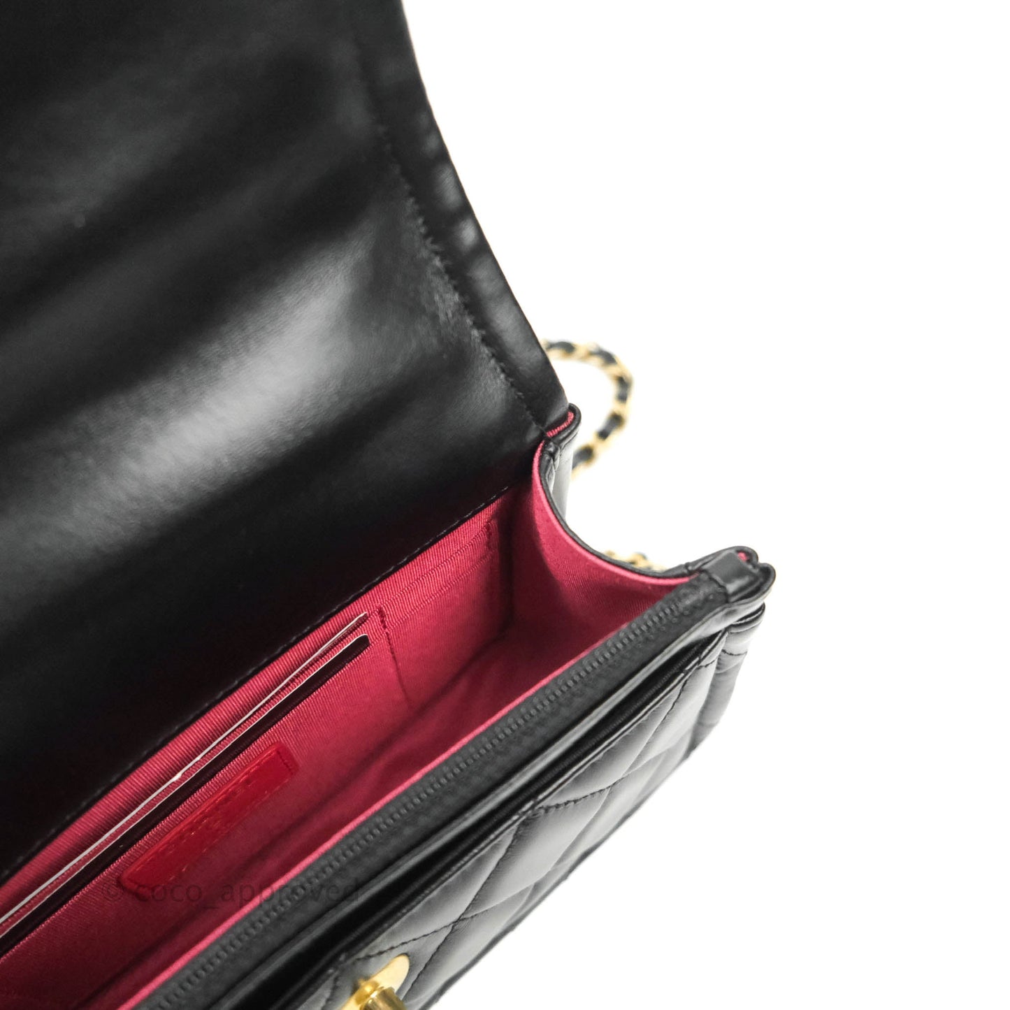 Chanel Clutch With Chain (O-purse-vanity With Chain) Black