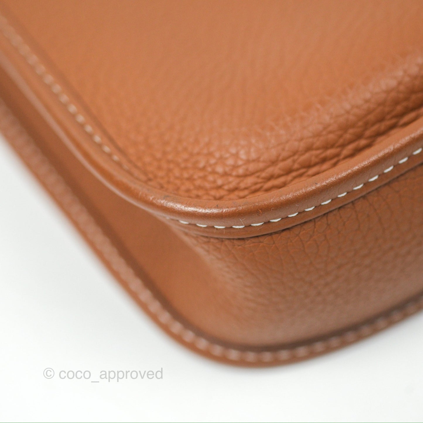 Hermès Mini Evelyne 16 Gold Clemence Sangle Flipperball Pladium Hardware