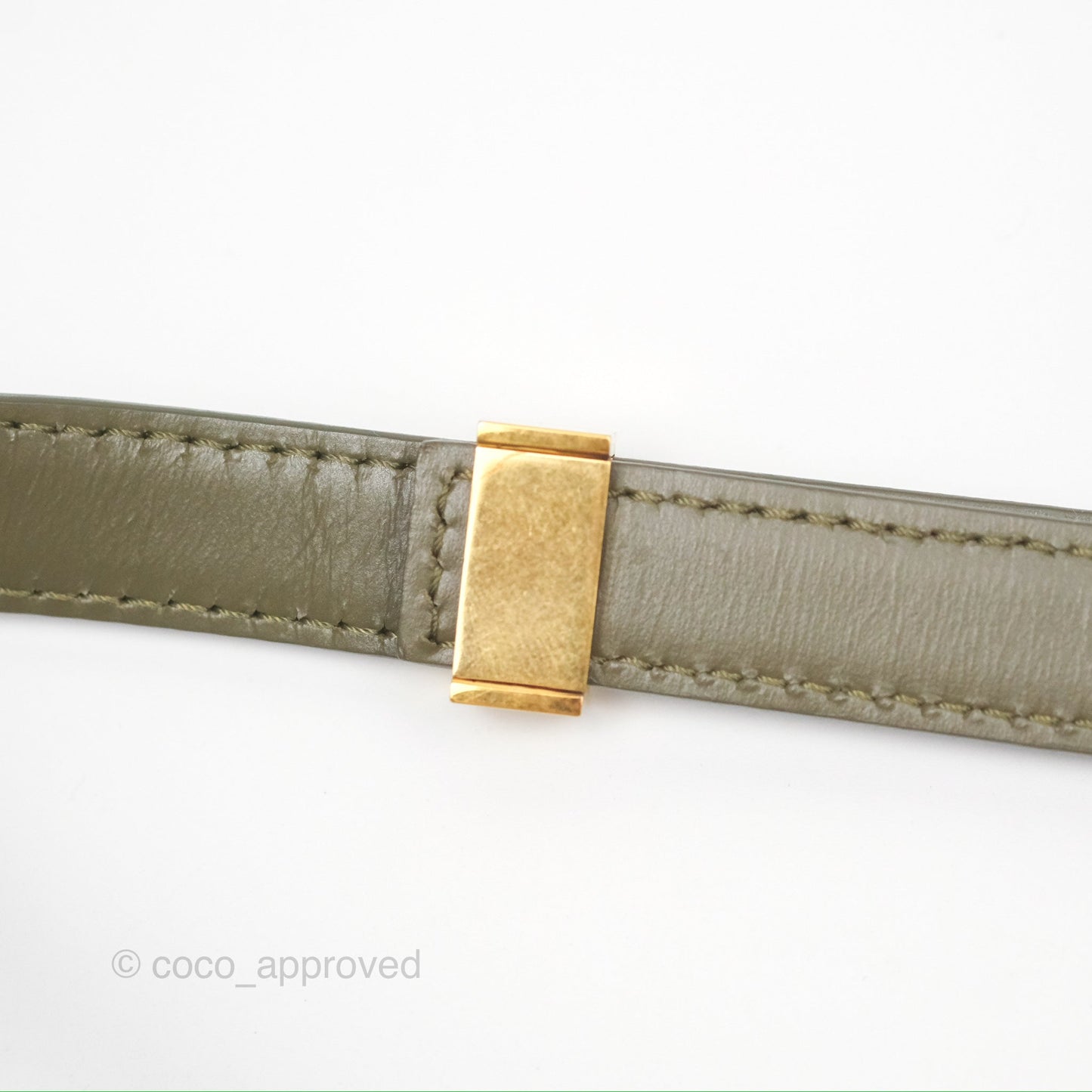 Celine Medium Classic Box Flap Dark Olive Green Box Calfskin Gold Hardware