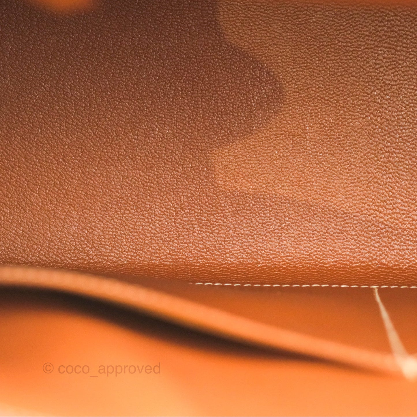 Hermès Kelly 32 Sellier Gold Epsom Gold Hardware