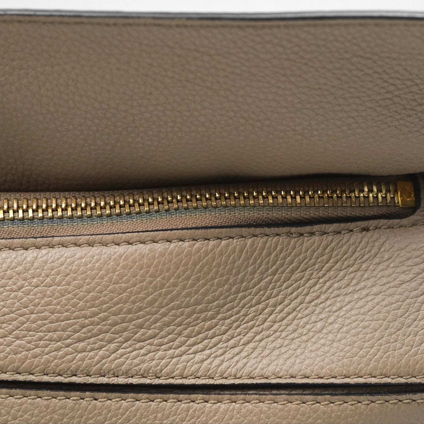 Loewe Small Puzzle Bag Sand Mink Grained Calfskin