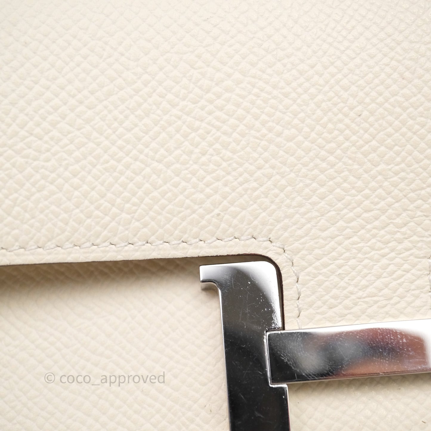Hermès Constance To Go Wallet Nata I2 Epsom Palladium hardware