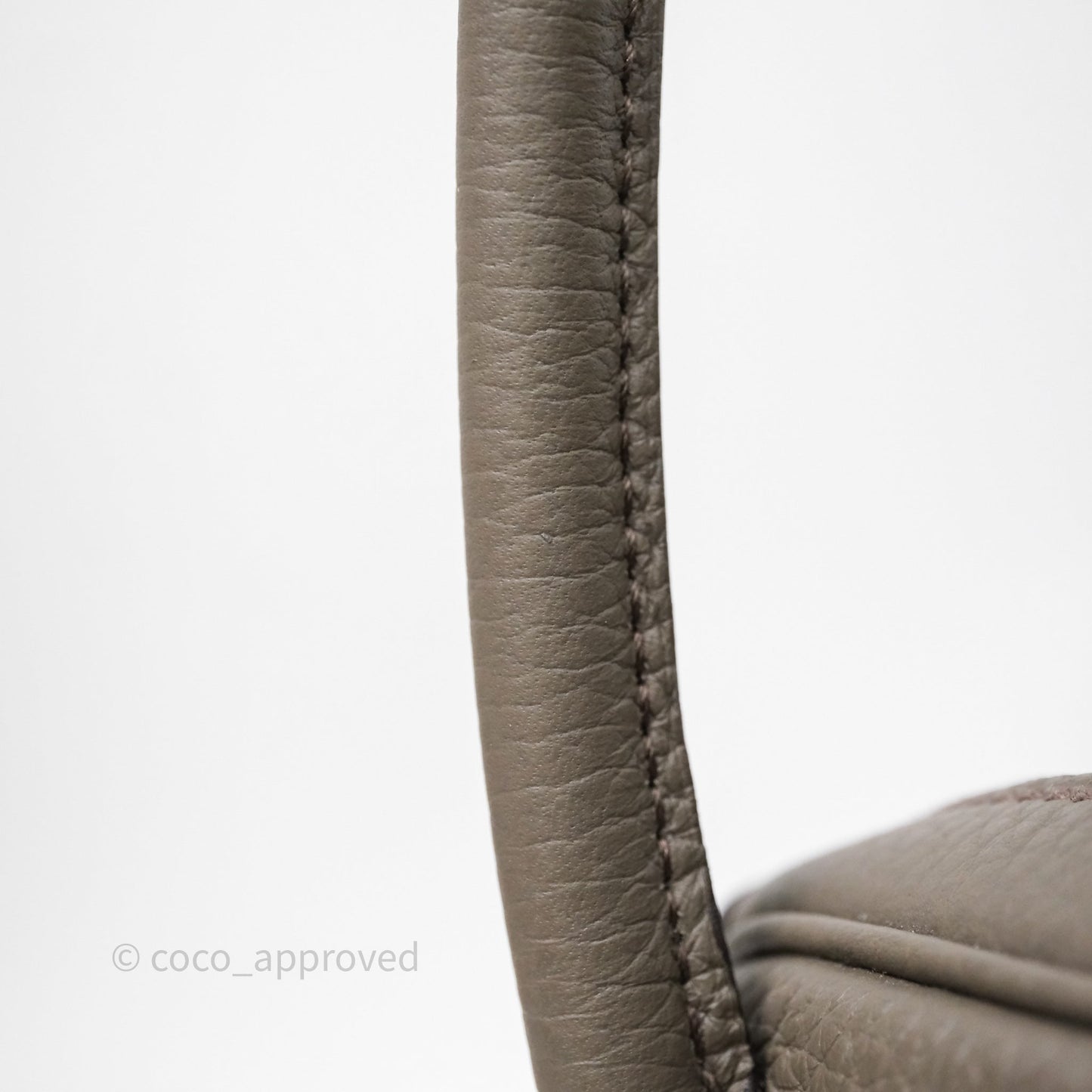 Hermès Lindy 30 Etain 8F Clemence Palladium Hardware