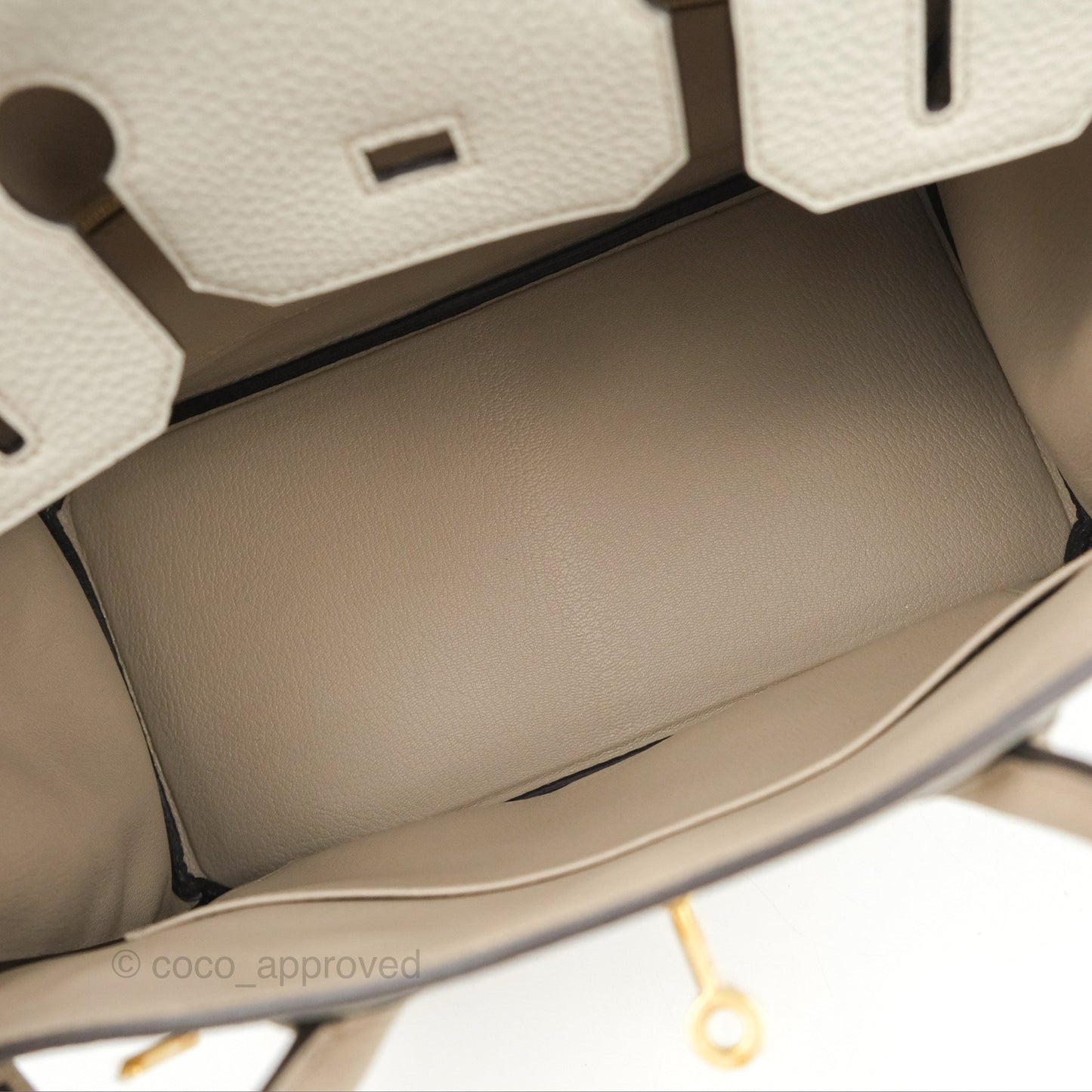 Hermès Birkin 30 Retourne Togo Gold Hardware HSS Gris Perle 80 Gris Tourterelle