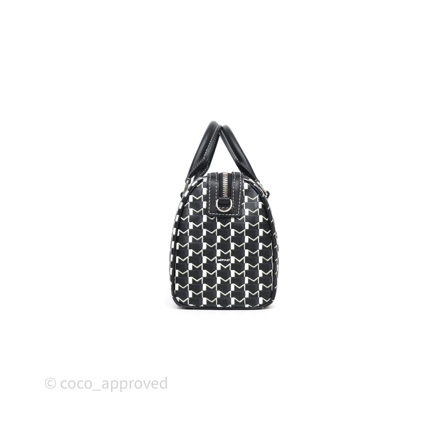 Moynat X Kasing Lung 48H Mini M Labubu Bag Black Canvas Sliver Hardware