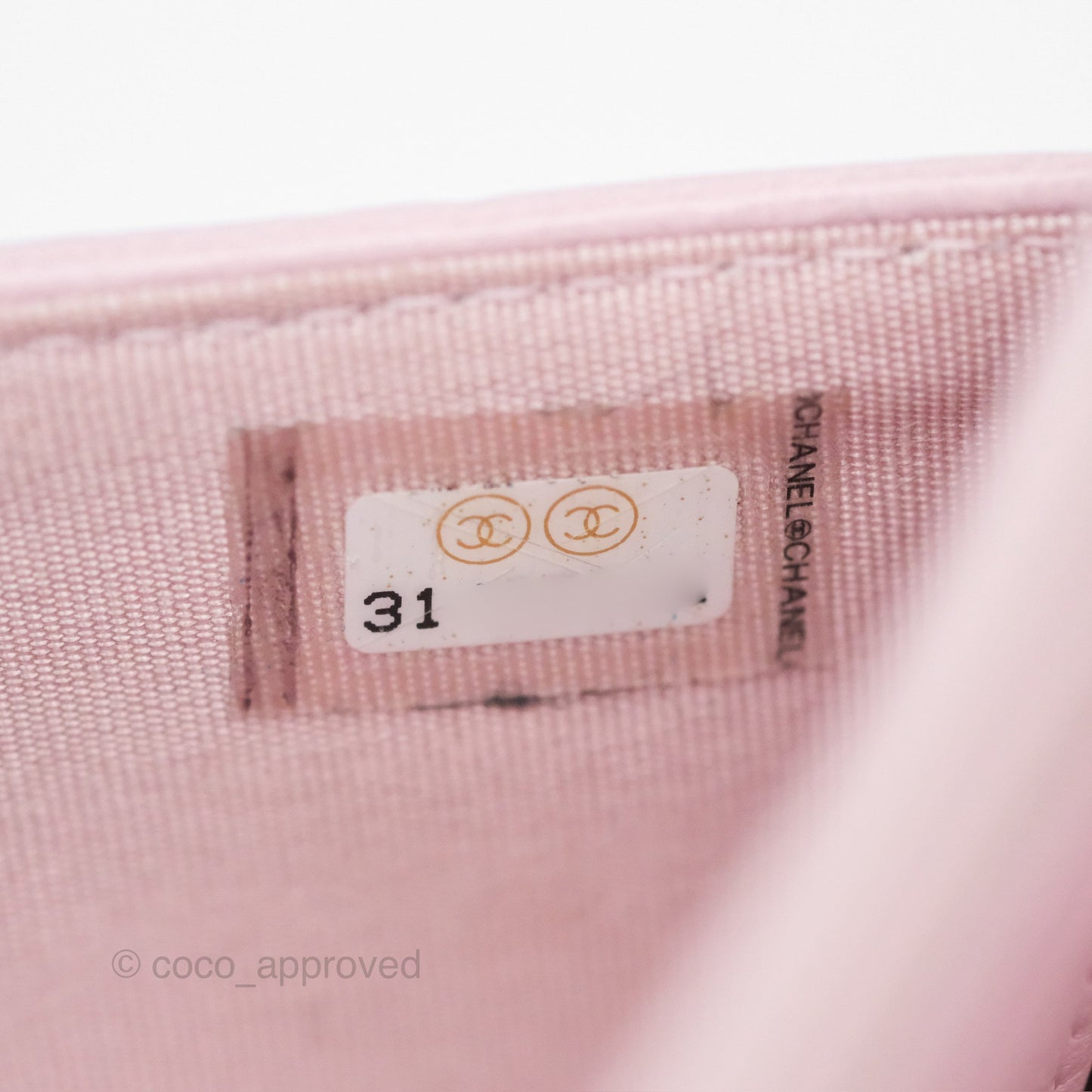 Chanel 19 Wallet on Chain WOC Light Pink Lambskin Mixed Hardware
