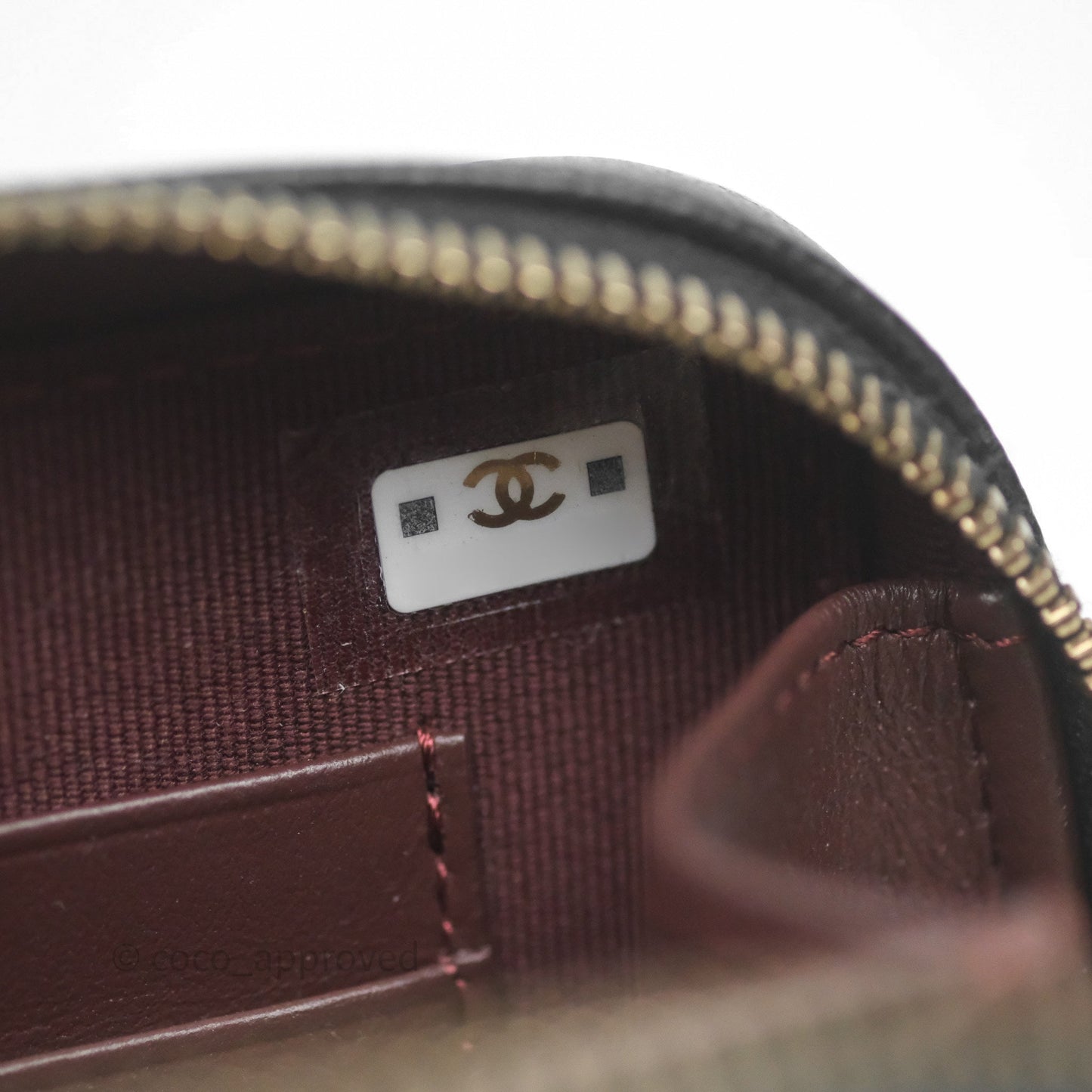 Chanel Quilted Camera Case Black Caviar Gold Hardware