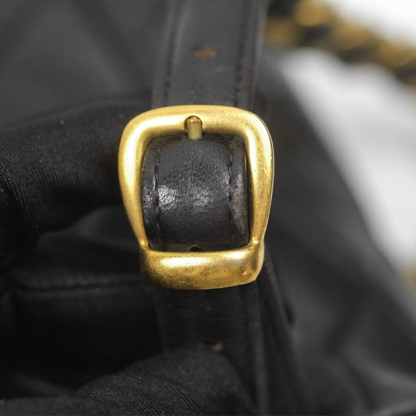 Chanel Vintage CC Duma Backpack Black Lambskin 24K Gold Hardware