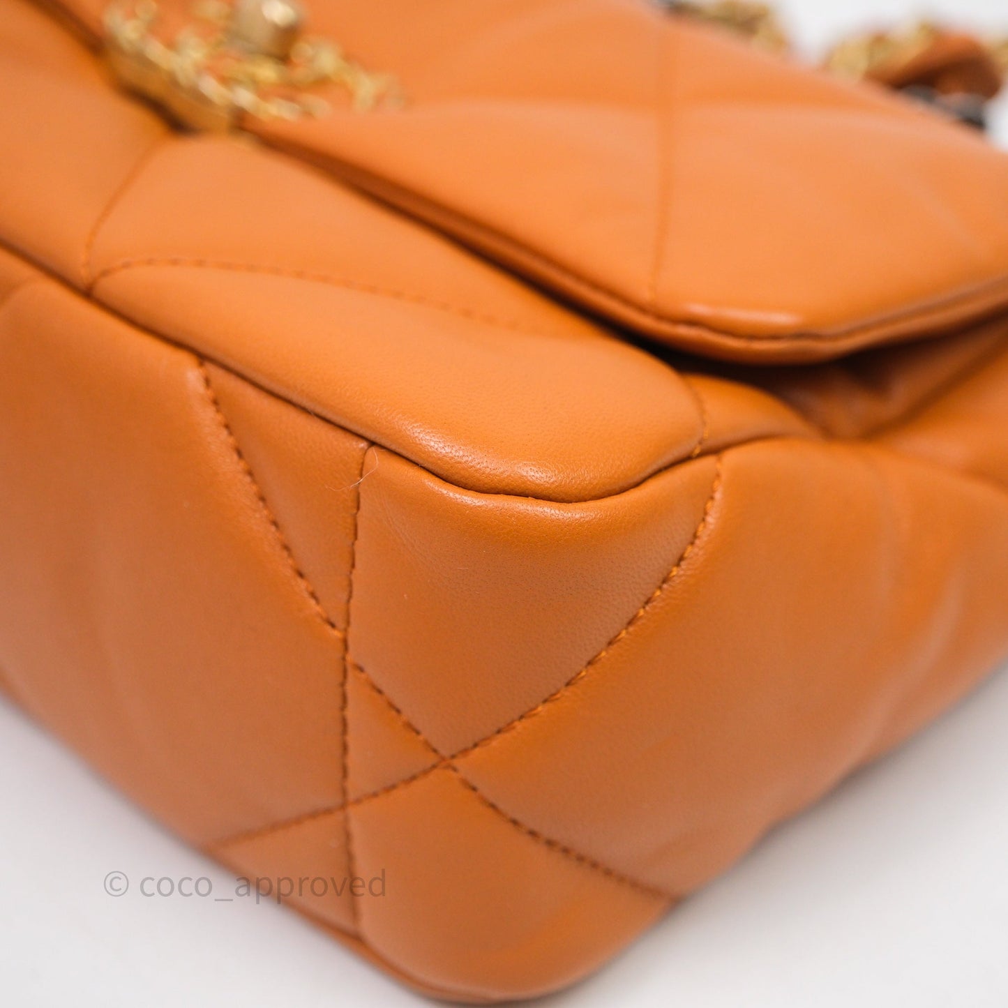Chanel 19 Small Caramel Mixed Hardware
