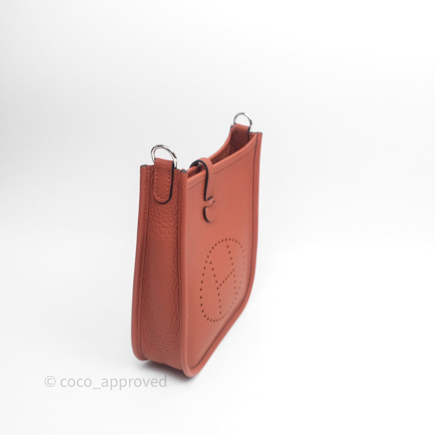 Hermès Mini Evelyne 16 Cuivre 6C Clemence Palladium Hardware