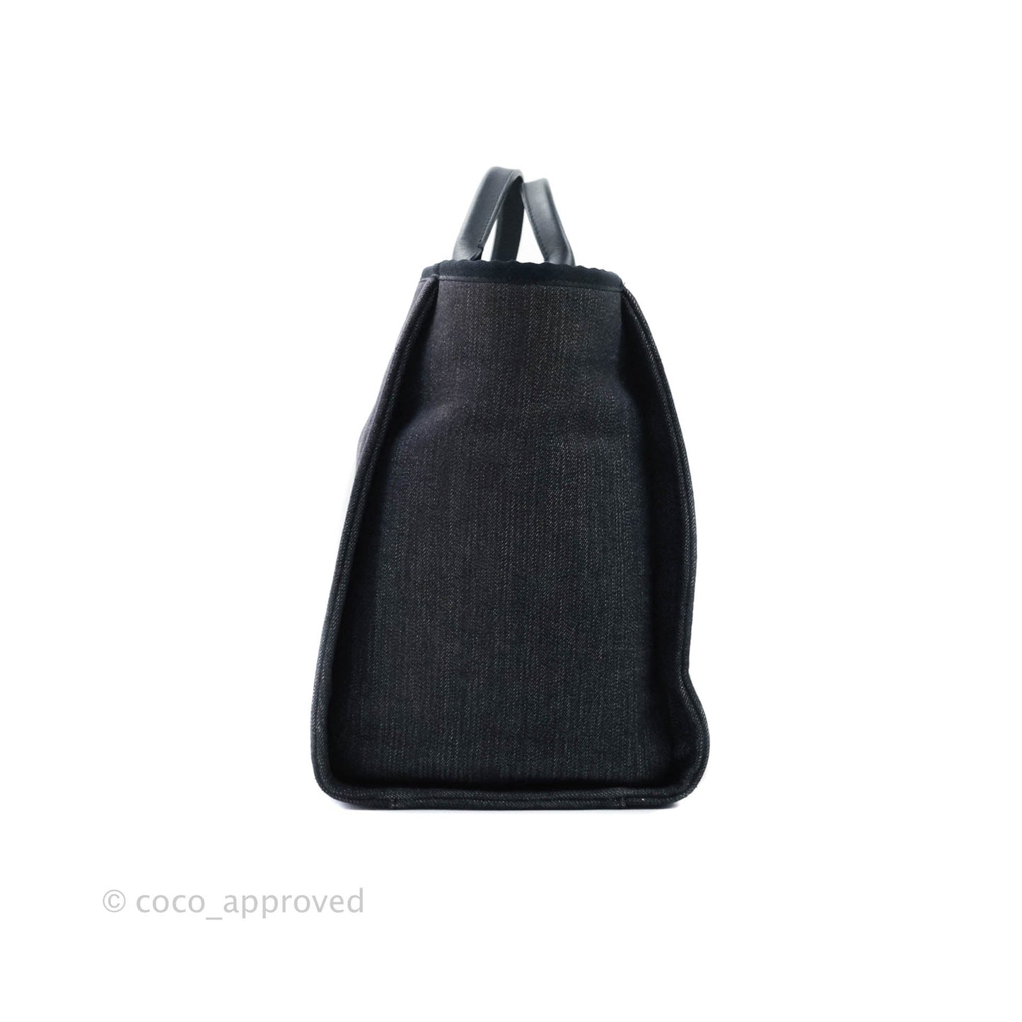 Chanel Canvas Large Deauville Tote Denim