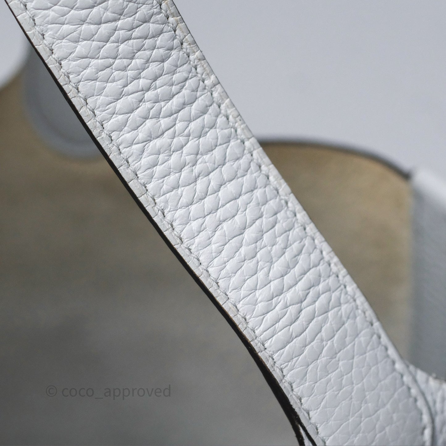 Hermès Picotin Lock 22 Bleu Pale 08 Clemence Palladium Hardware