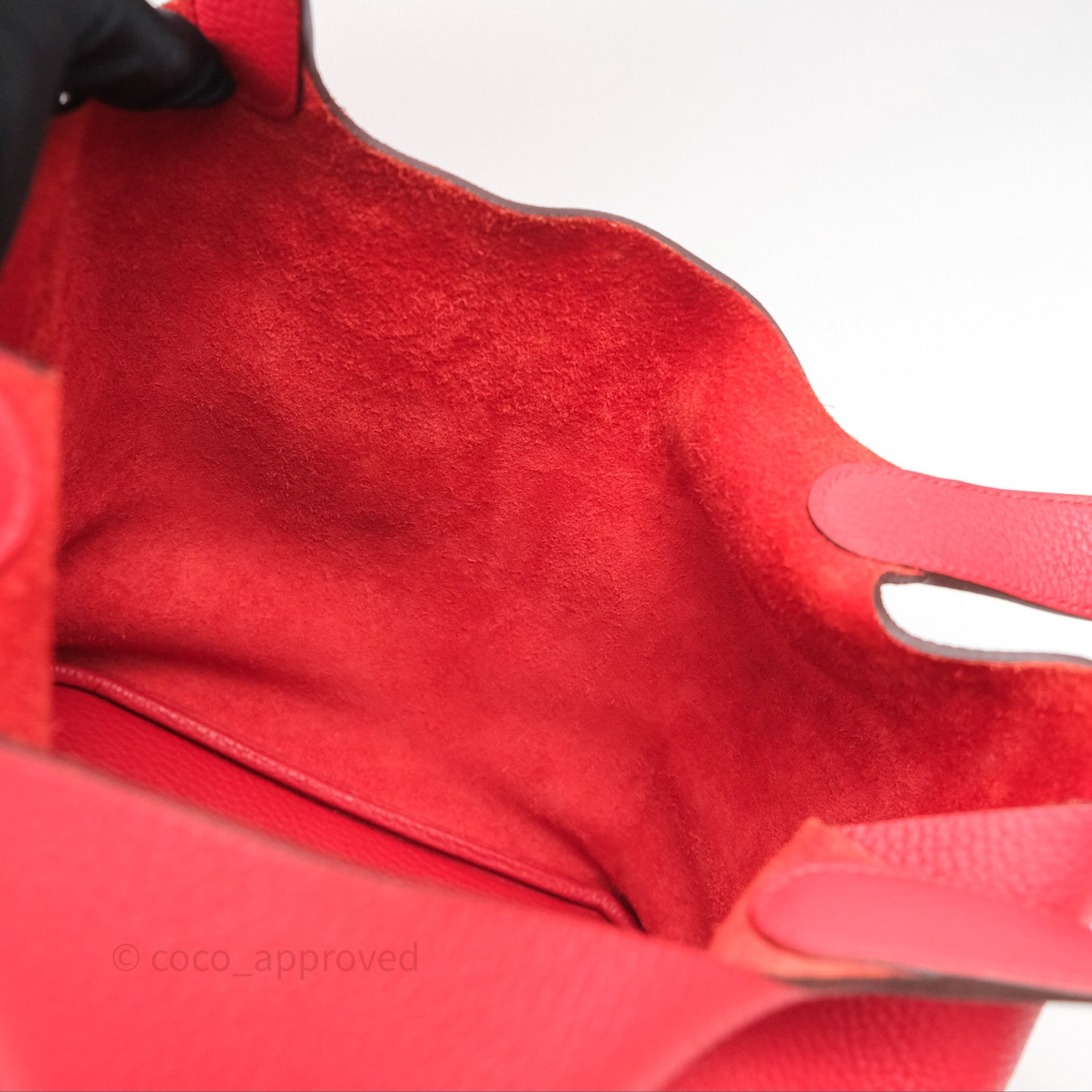 Hermès Picotin 22 Rouge Tomate S5 Clemence Gold Hardware