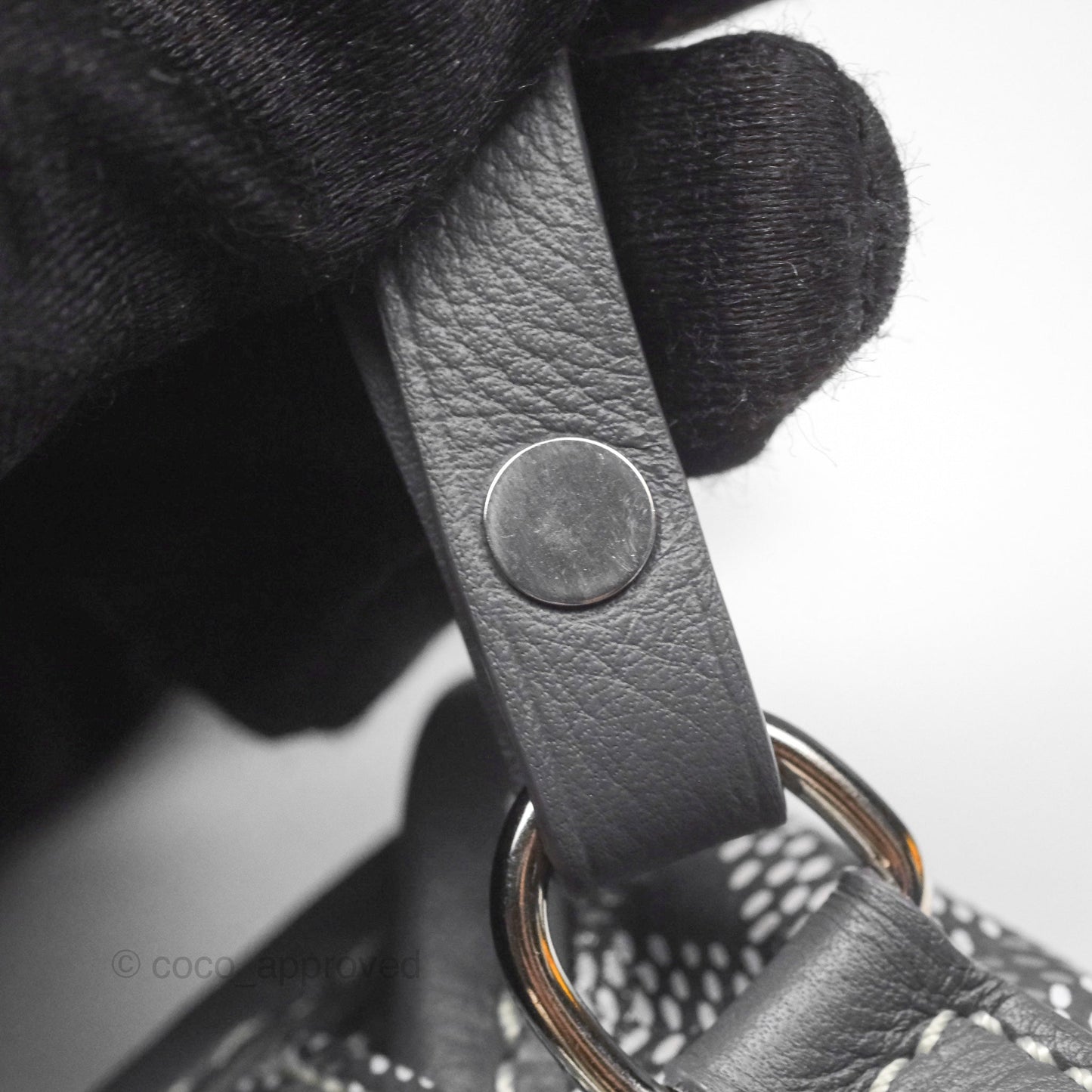 Goyard Anjou Mini Bag Goyardine Canvas Grey