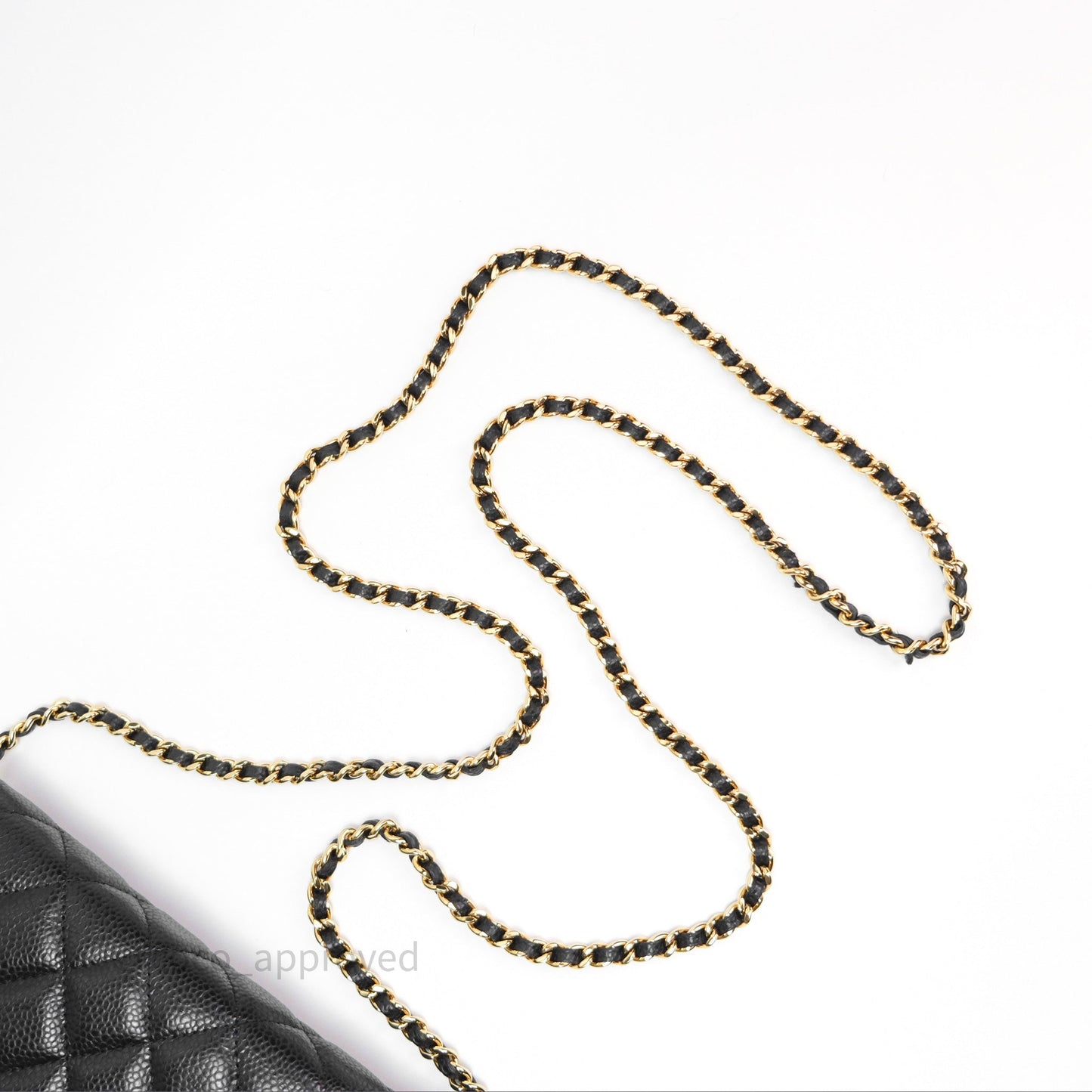 Chanel Quilted WOC Black Caviar Gold Hardware