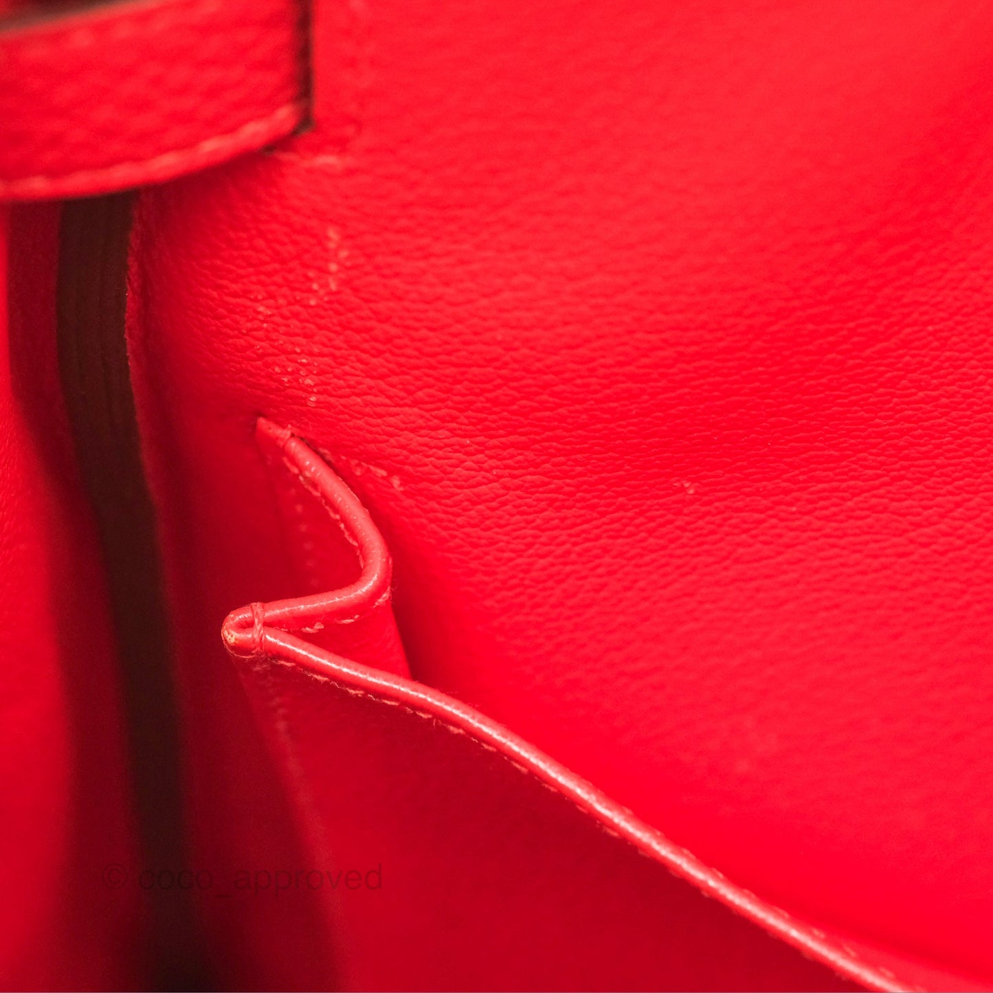Hermès Kelly 32 Retourne Rose Jaipur Clemence Palladium Hardware