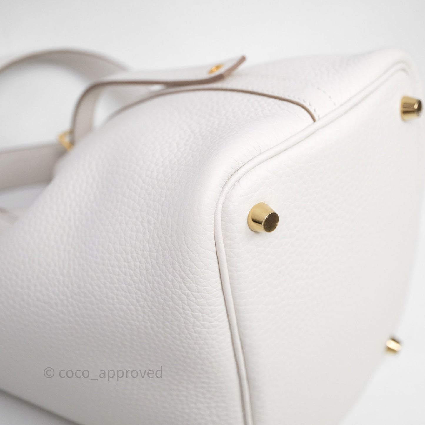 Hermes Picotin Lock 18 Gris Pale M4 Clemence Gold Hardware