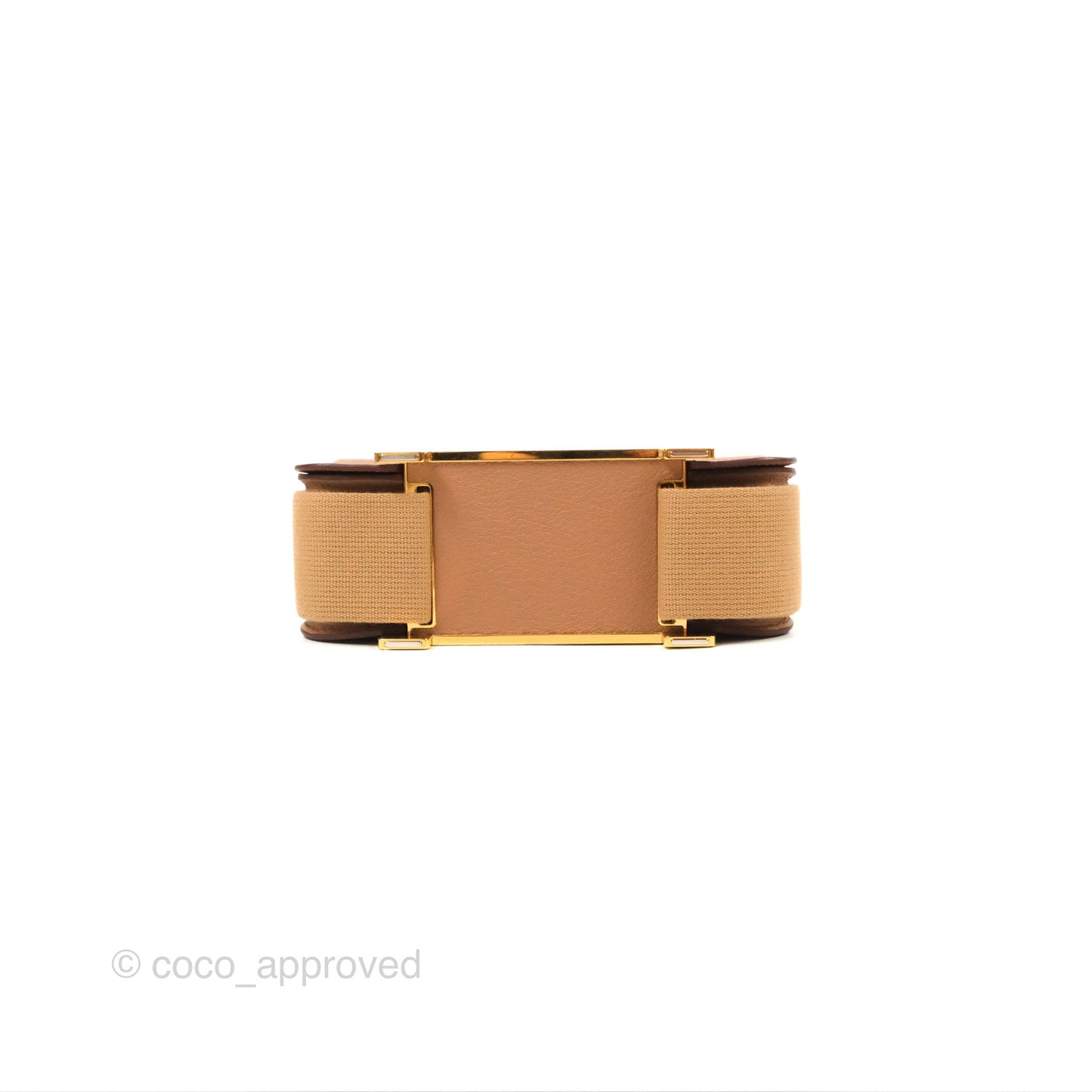 Hermès Geta Bag Chai 0M Quebracho 2J Gold Hardware