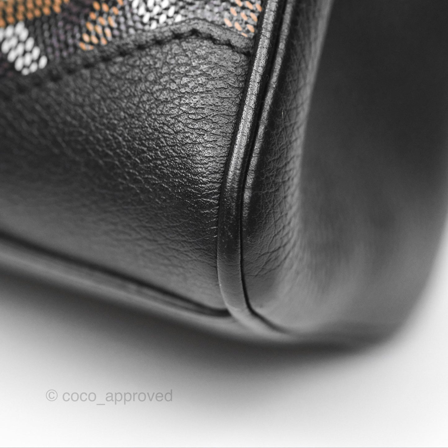 Goyard Saïgon Mini Bag Chevroches Calfskin Black