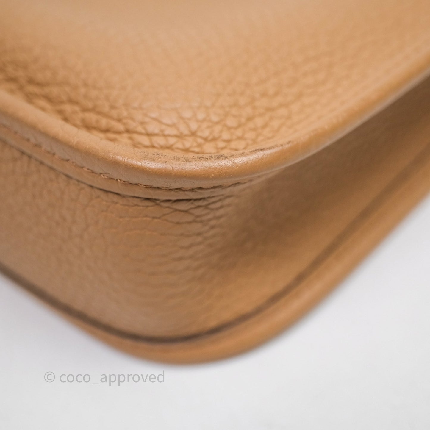 Hermès Mini Evelyne 16 Chai 0M Clemence Gold Hardware
