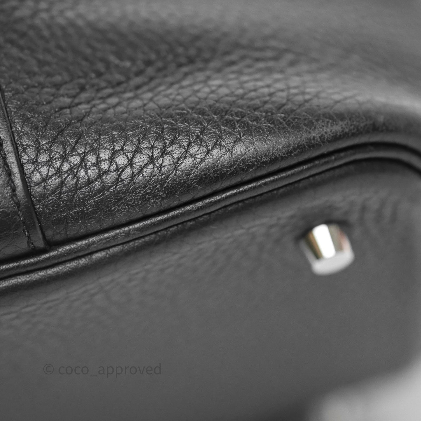 Hermès Picotin 22 Black Noir 89 Clemence Palladium Hardware