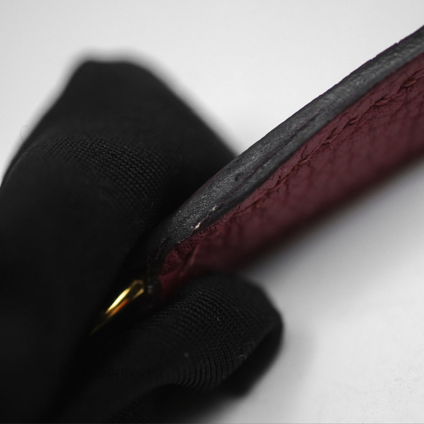 Hermès Kelly 32 Retourne Rouge Grenat K1 Togo Gold Hardware