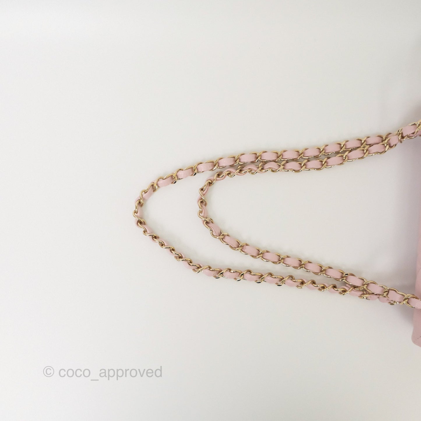 Chanel Small S/M Classic Flap Light Pink Caviar Gold Hardware