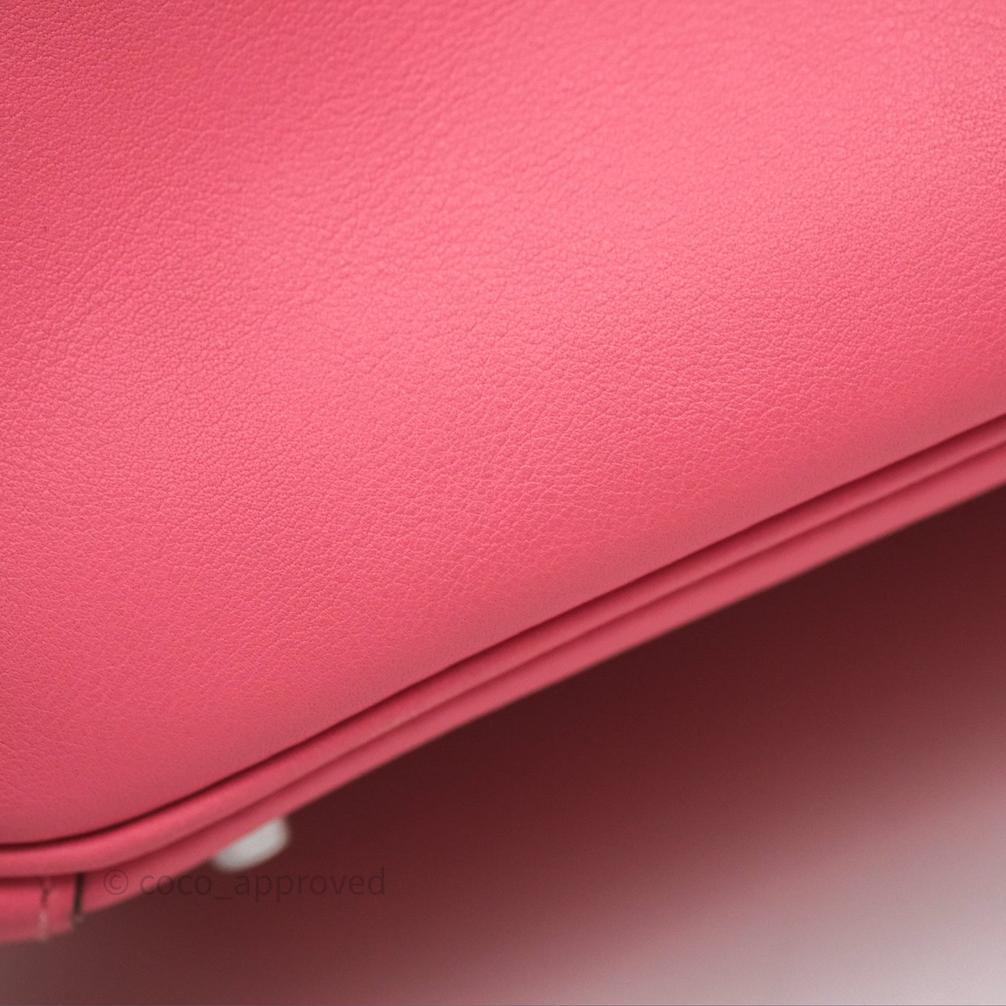 Hermès Mini Lindy 20 Rose Ete K4 Swift Palladium Hardware