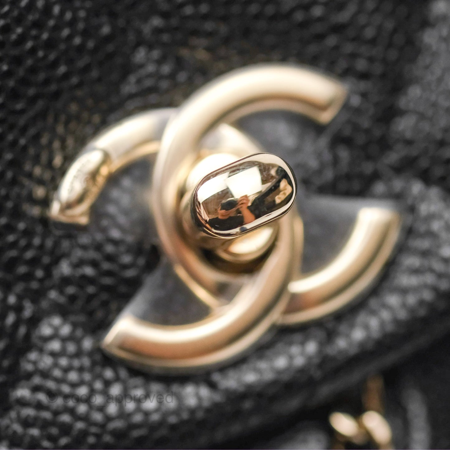 Chanel Duma Backpack Small Black Caviar Gold Hardware
