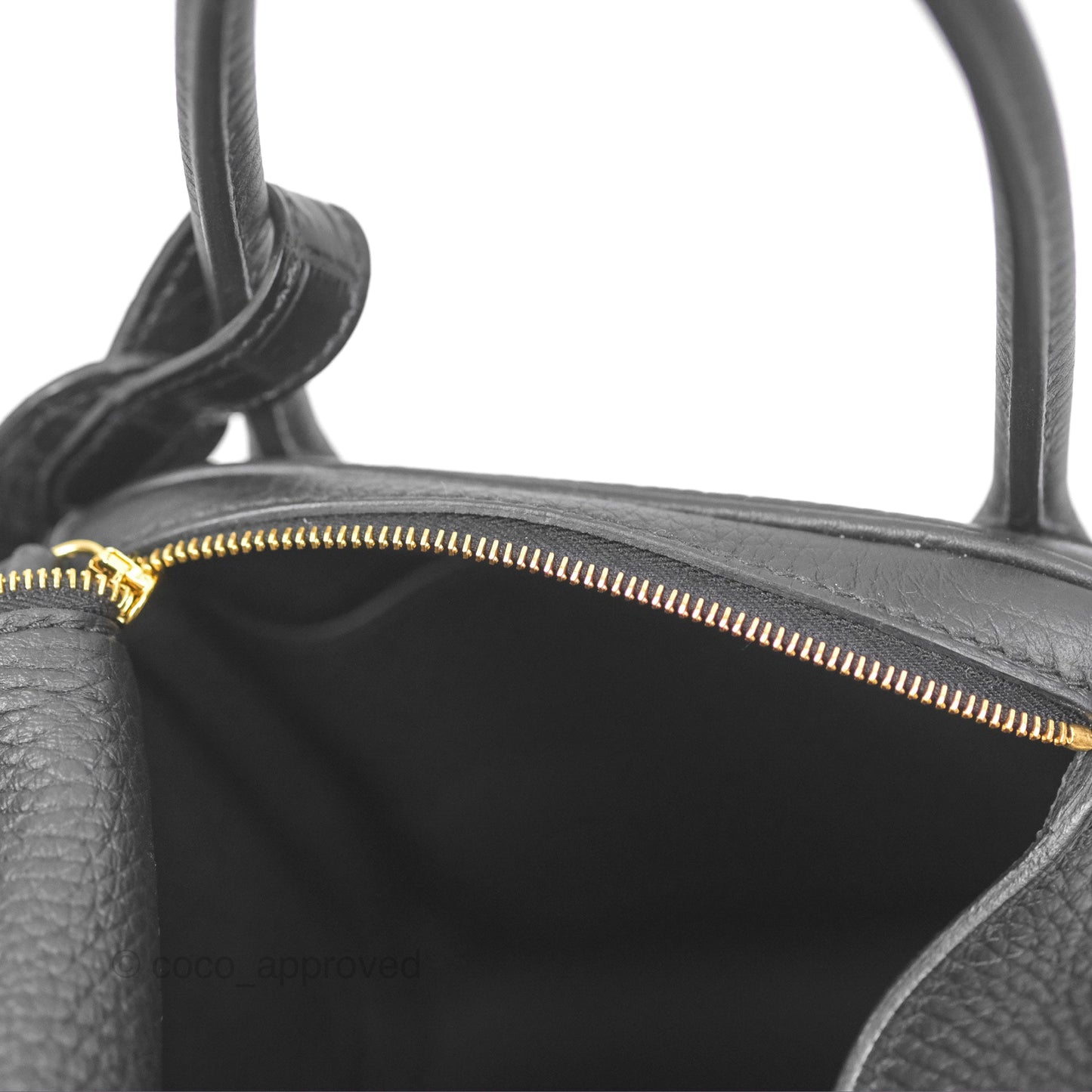 Hermès Lindy 26 Touch Black Clemence Croc Handle Gold Hardware