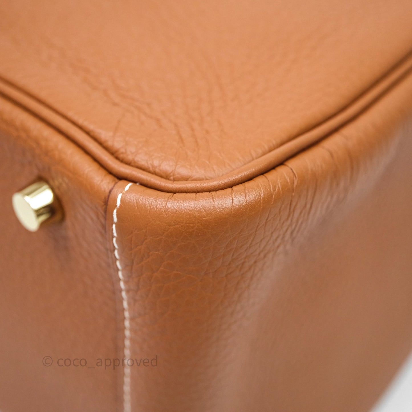 Hermès Lindy 30 Gold 37 Clemence Gold Hardware