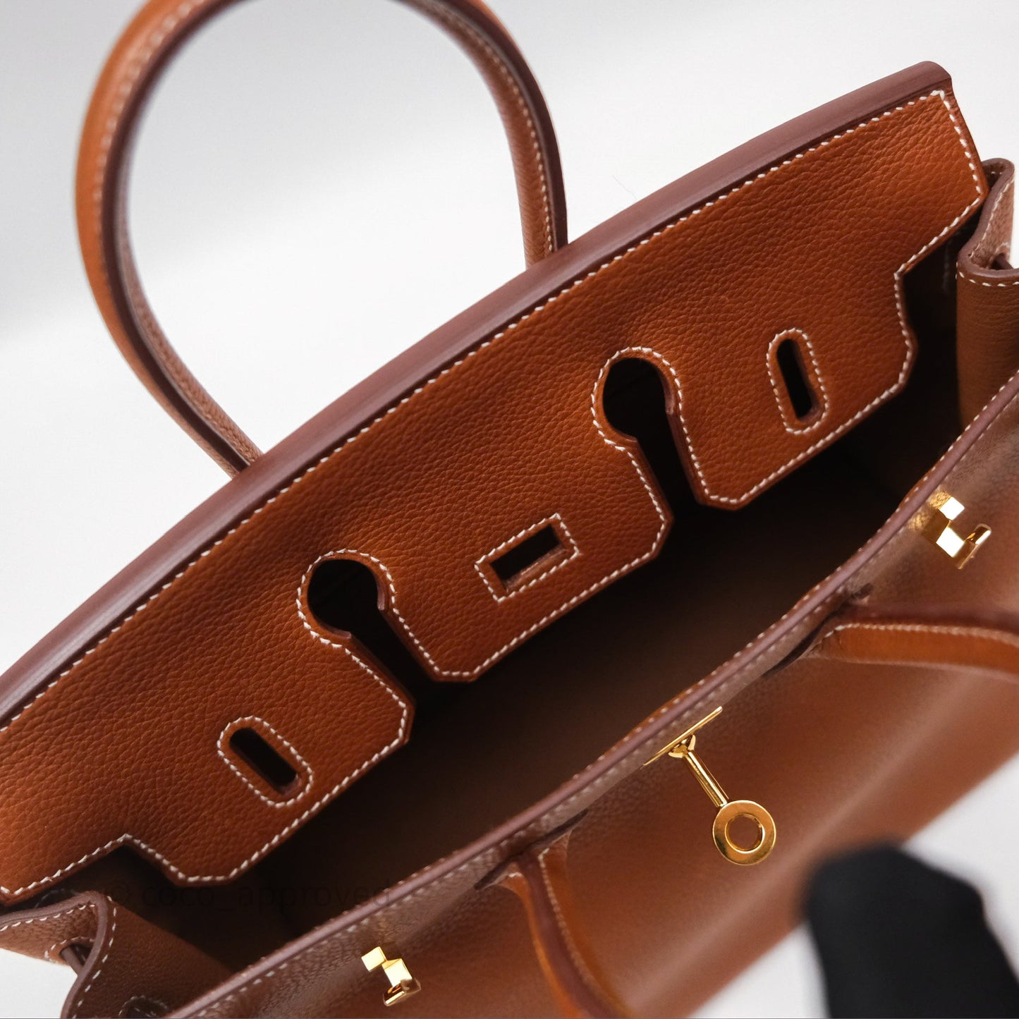 Hermès Birkin 25 Retourne Fauve 34 Barenia Gold Hardware